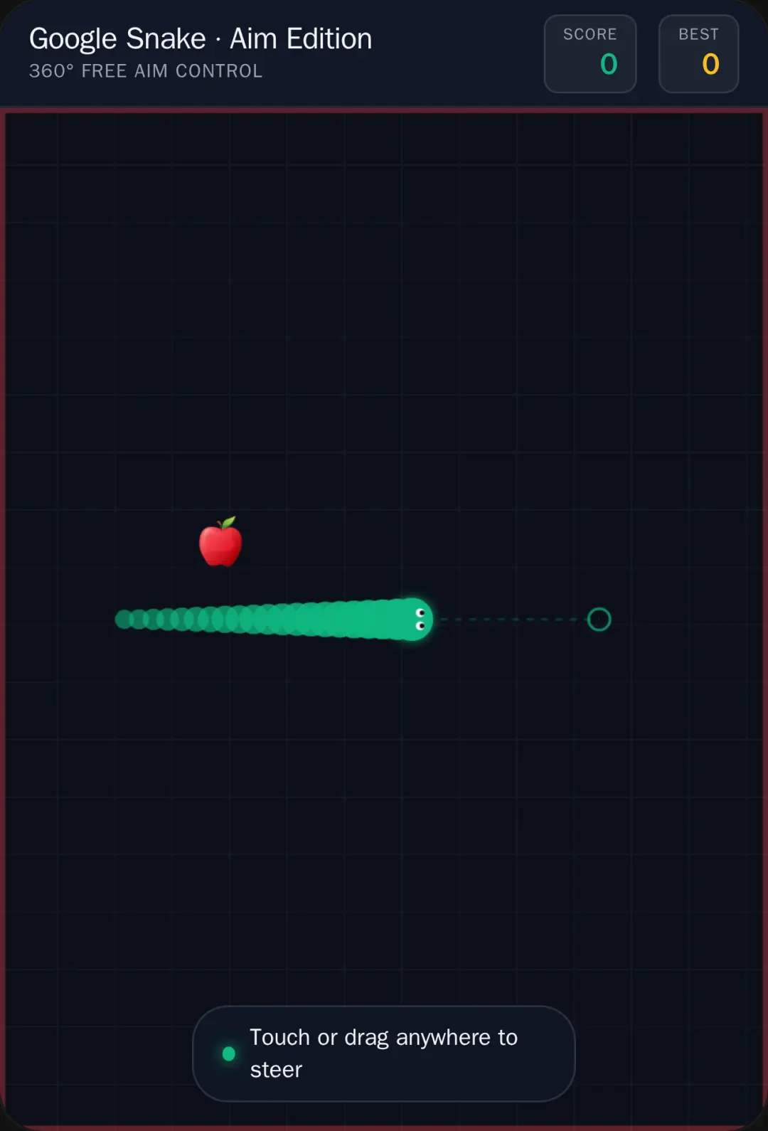 Google Snake · Aim Edition cover