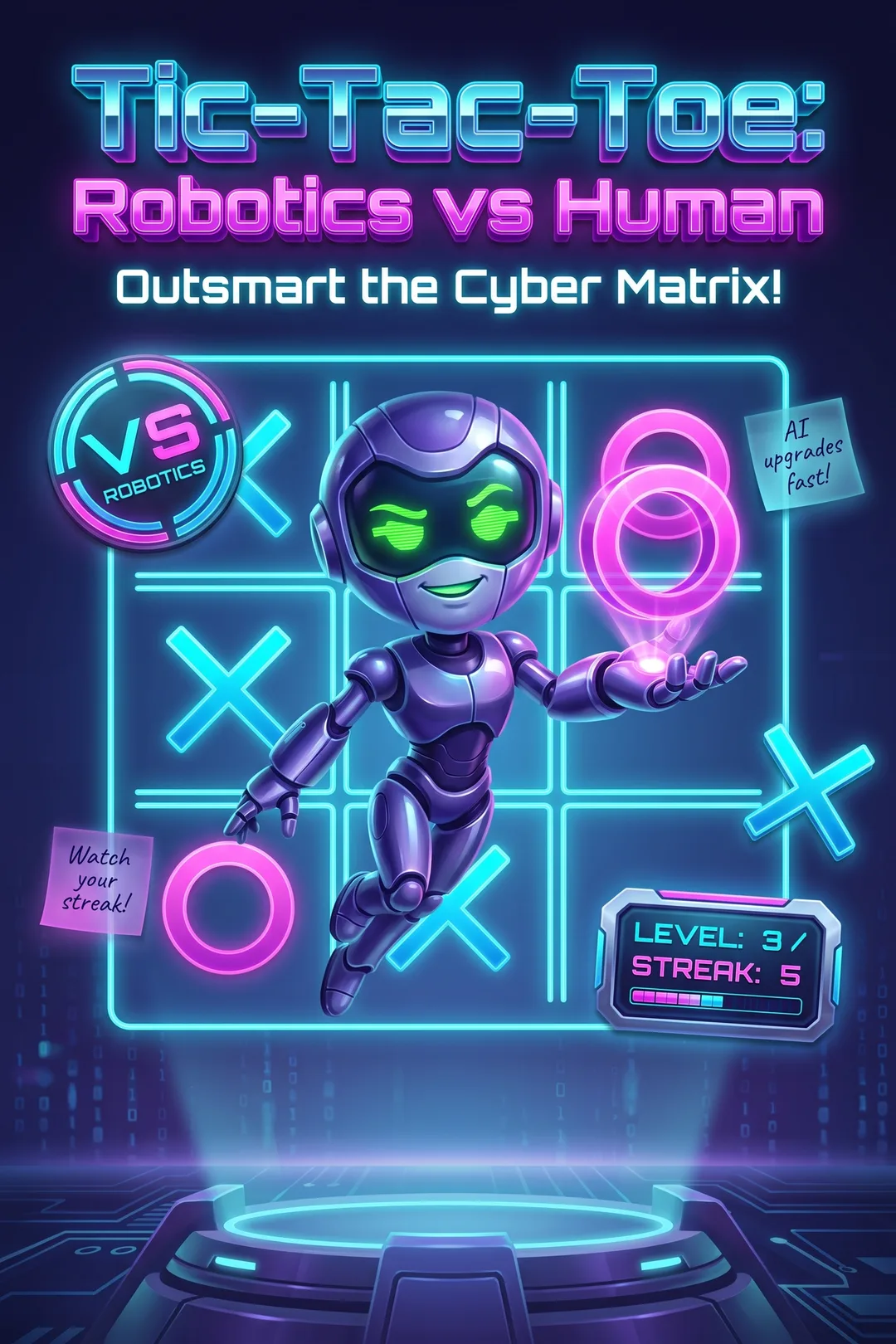 Tic-Tac-Toe: Robotics vs Human
