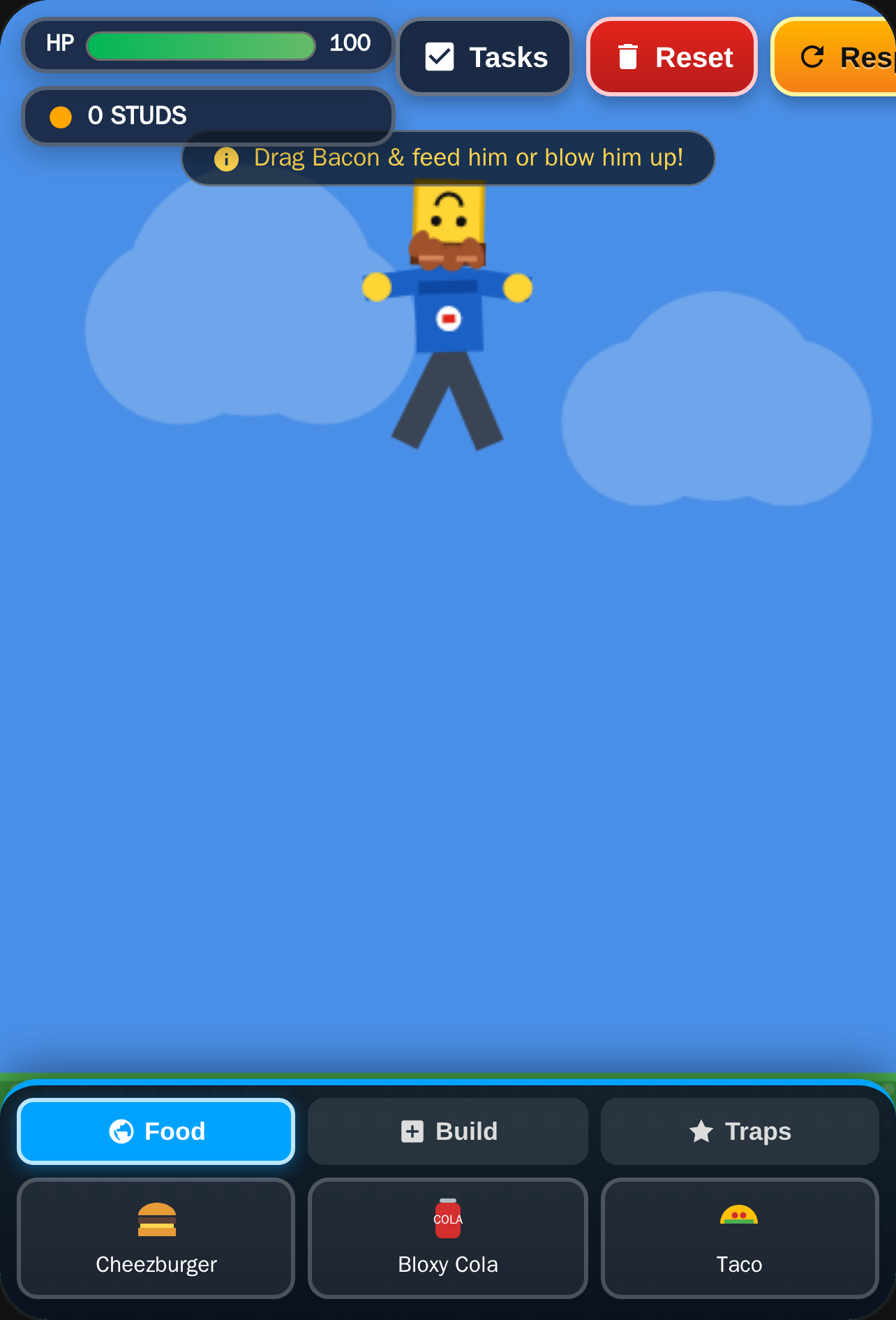 Roblox Bacon Ragdoll Sandbox cover
