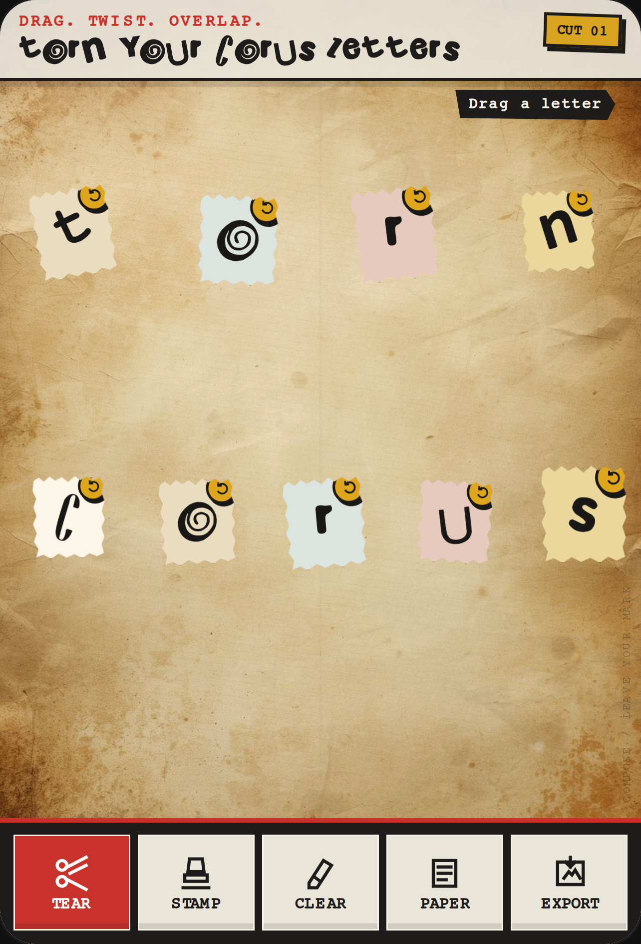 Torn Your Corus Letters cover