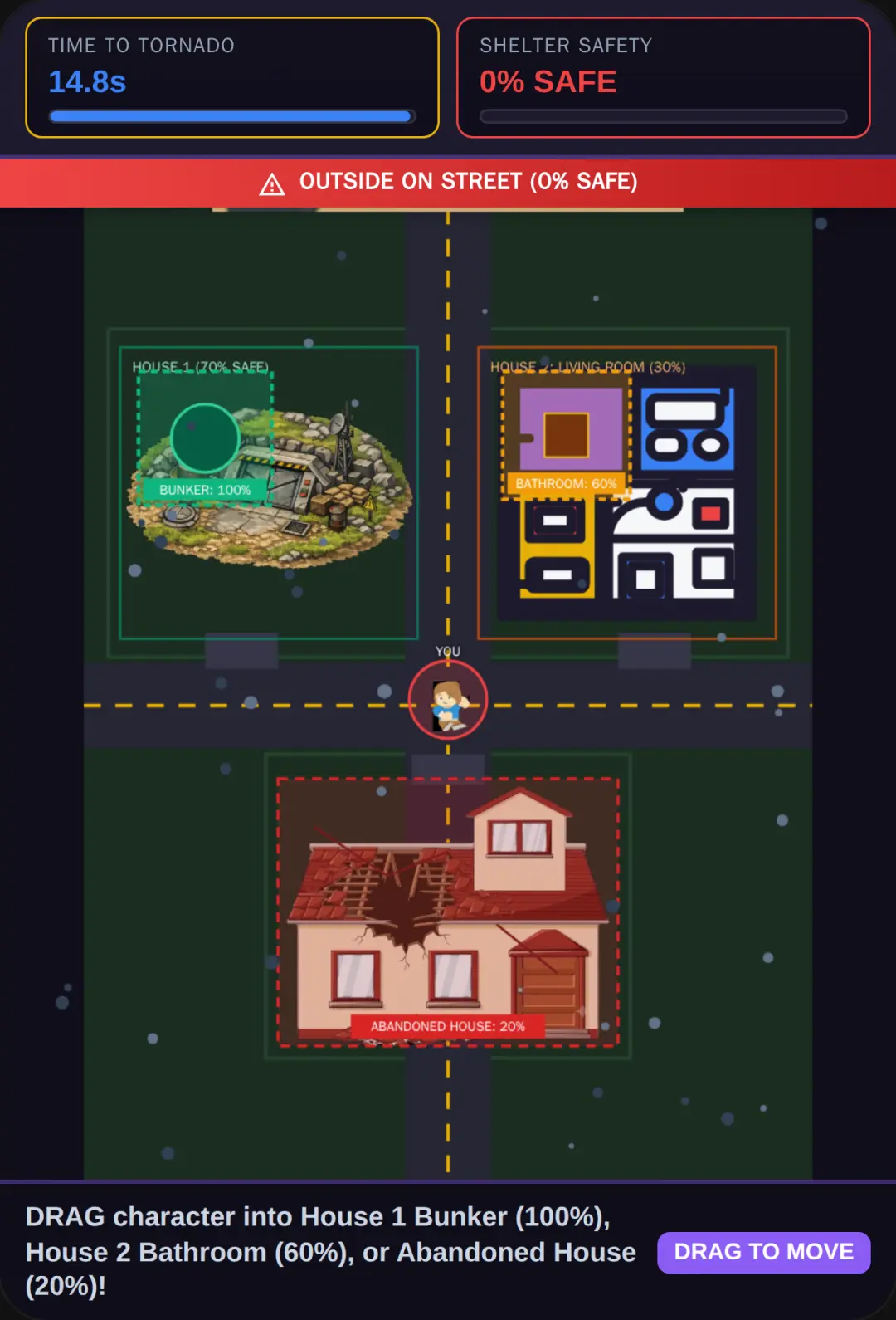 Escape the Tornado - Safe Place Survival cover