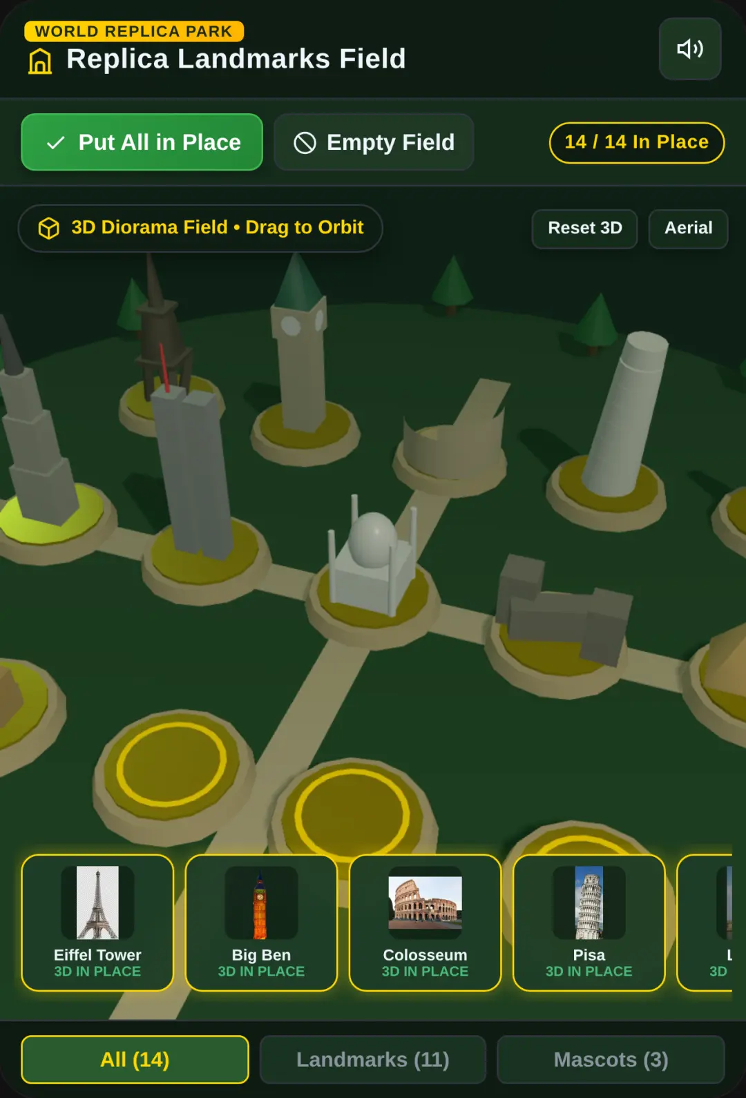 Replica Landmarks Field cover