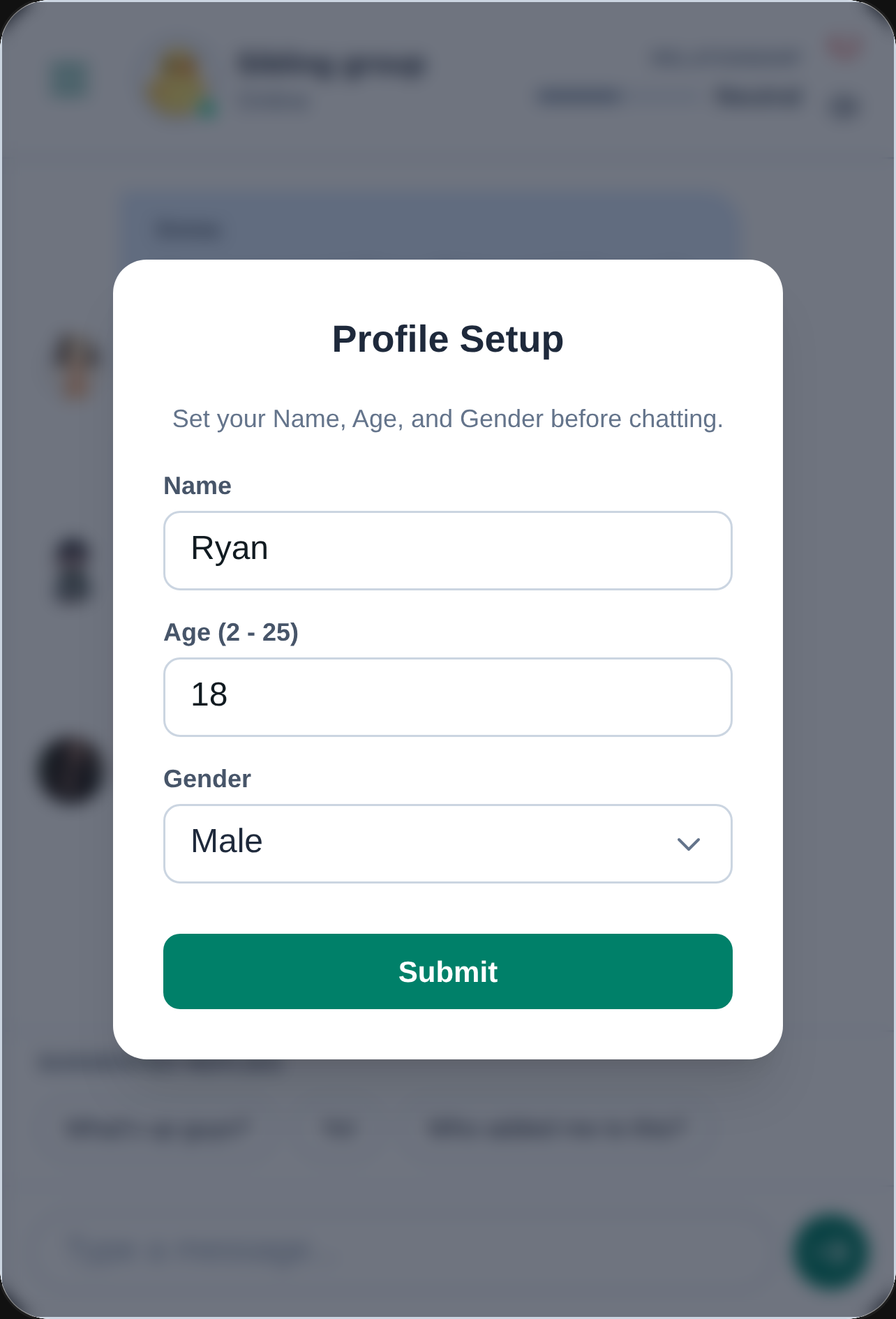 Chat Simulator V2.3 wow more stuff! Wooow roleplay and others woooow idk. #Chatsimulator #Roleplay #FriendsandFamily #Talk #Text #Profile
