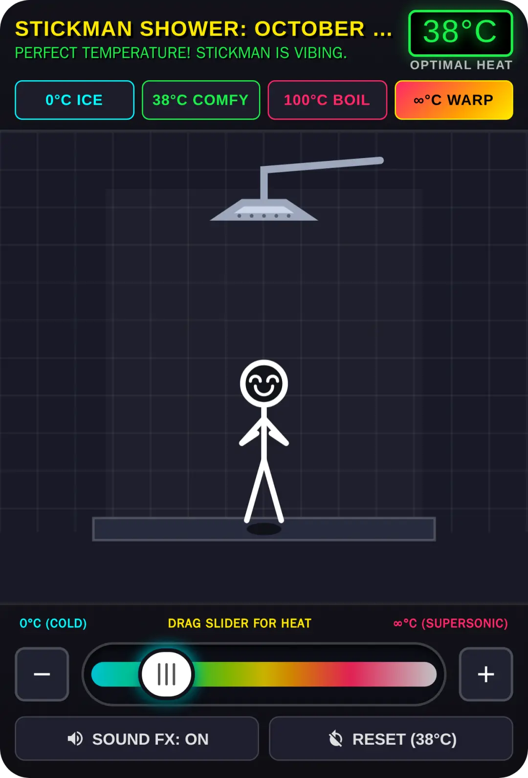 Stickman Shower: 0 to Infinity cover