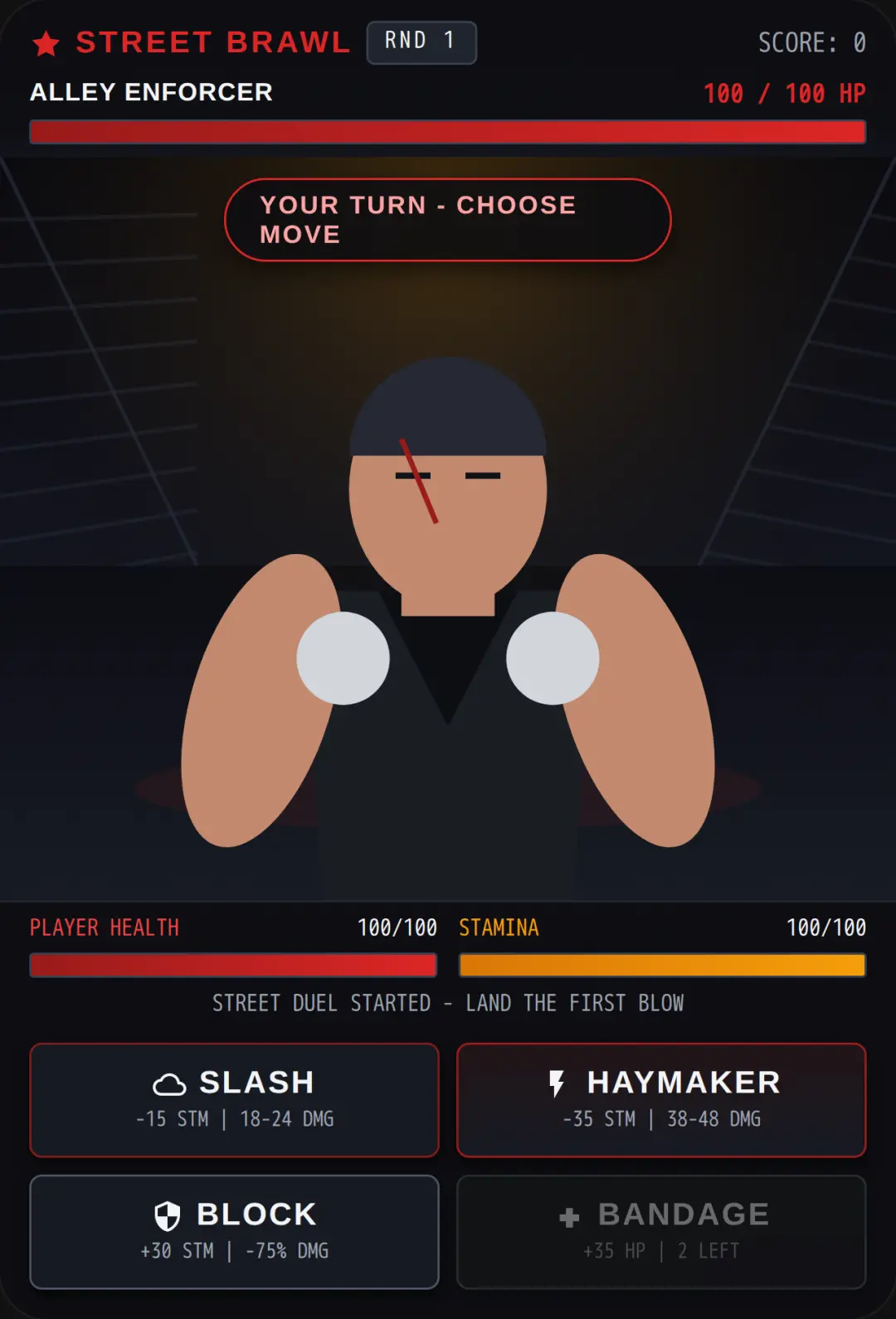 STREET BLOOD - Turn-Based First-Person Alley Brawl cover