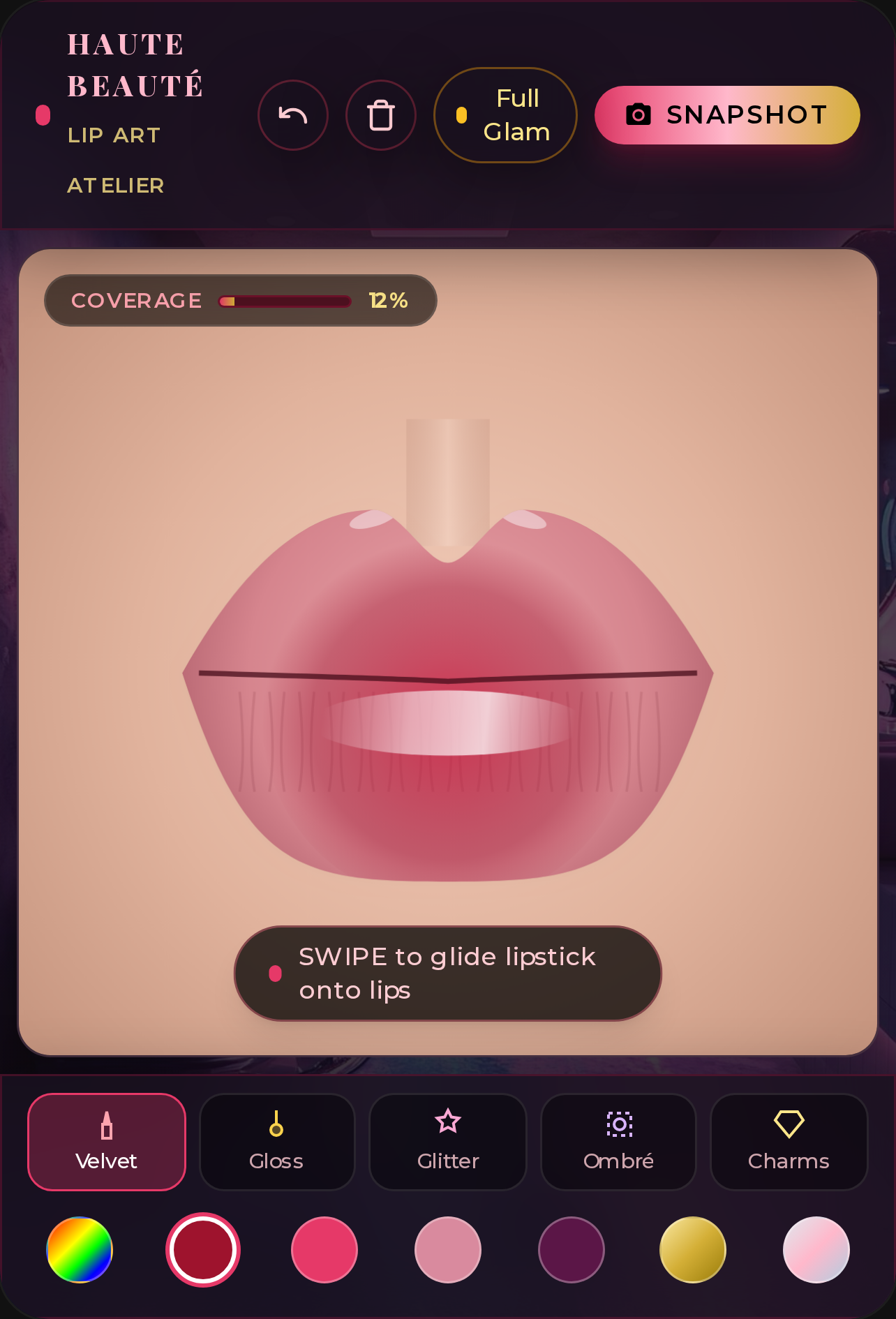 Haute Beauté · Editorial Lip Art Atelier cover