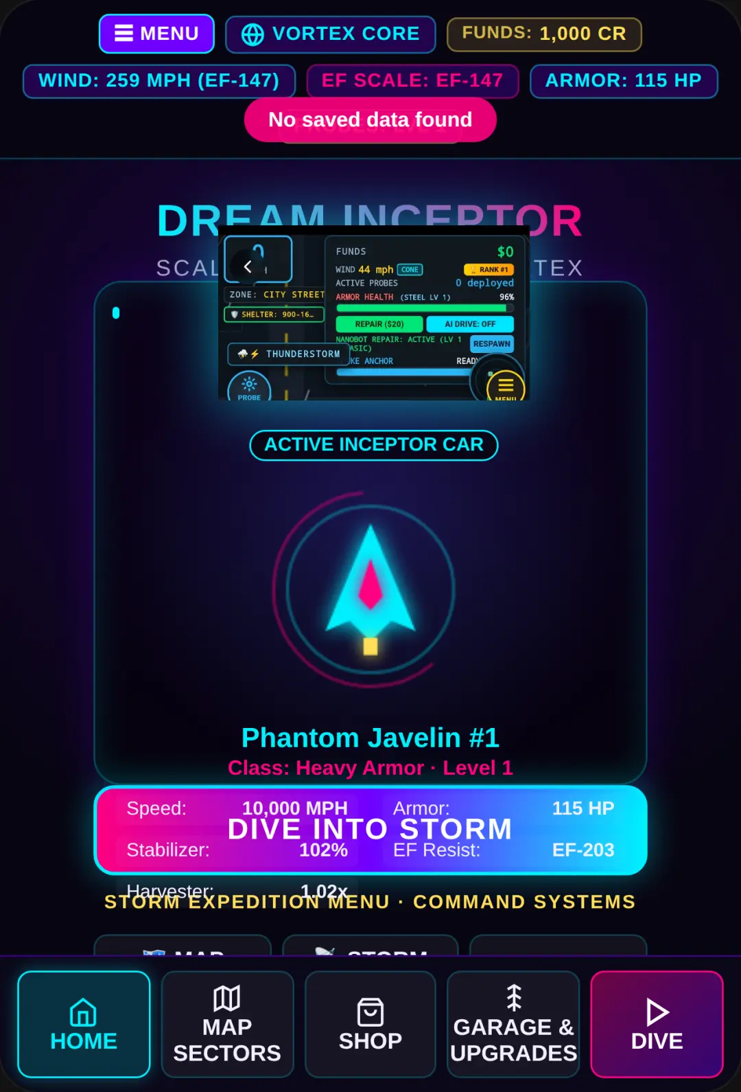 Dream Interceptor: EF-2500 Vortex cover