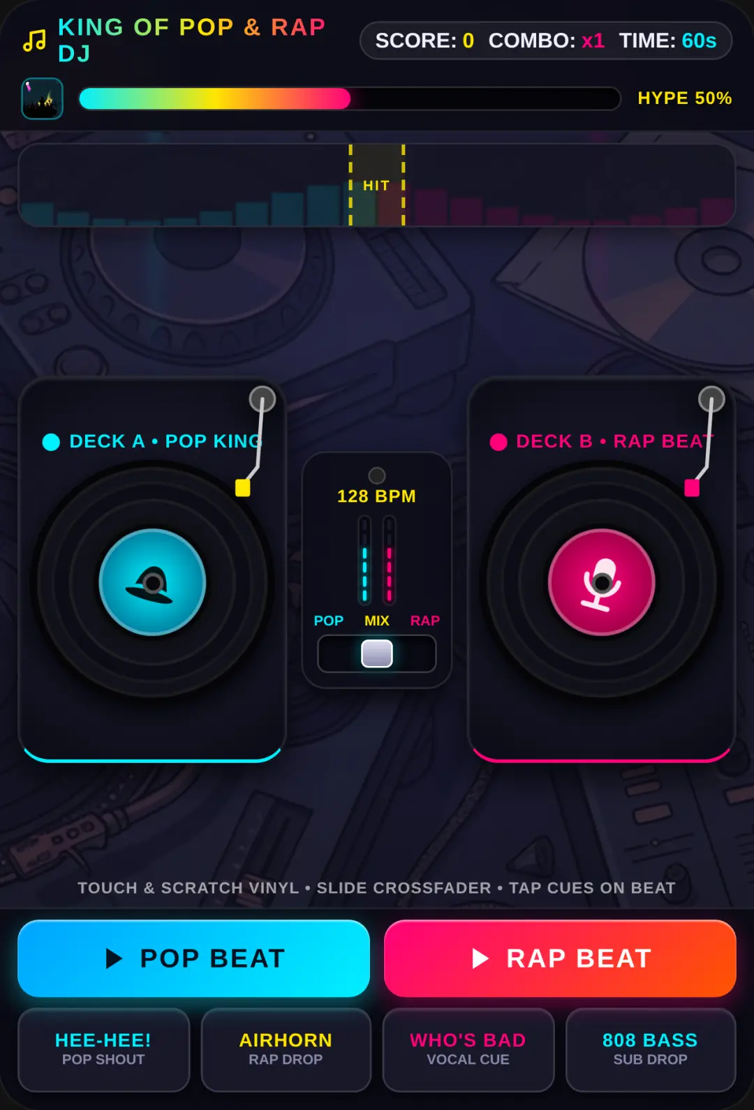 King of Pop & Rap DJ Simulator cover