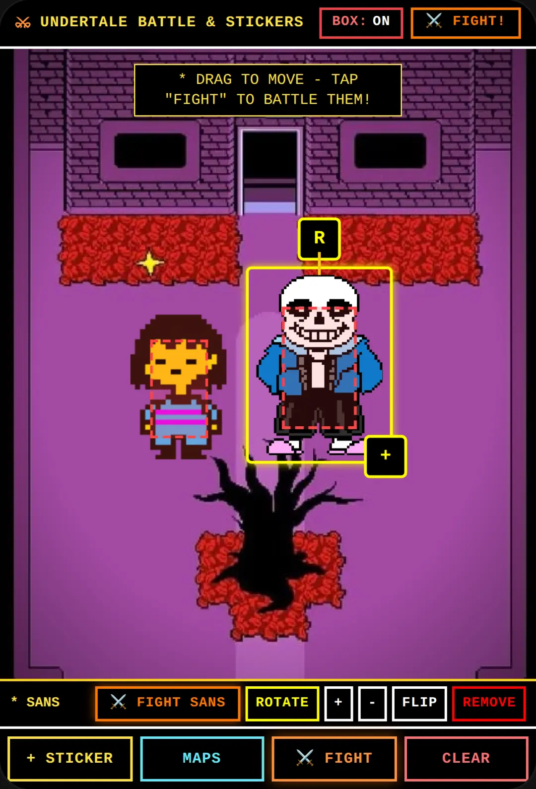 Undertale and Deltarune Sticker Maker & Battle cover