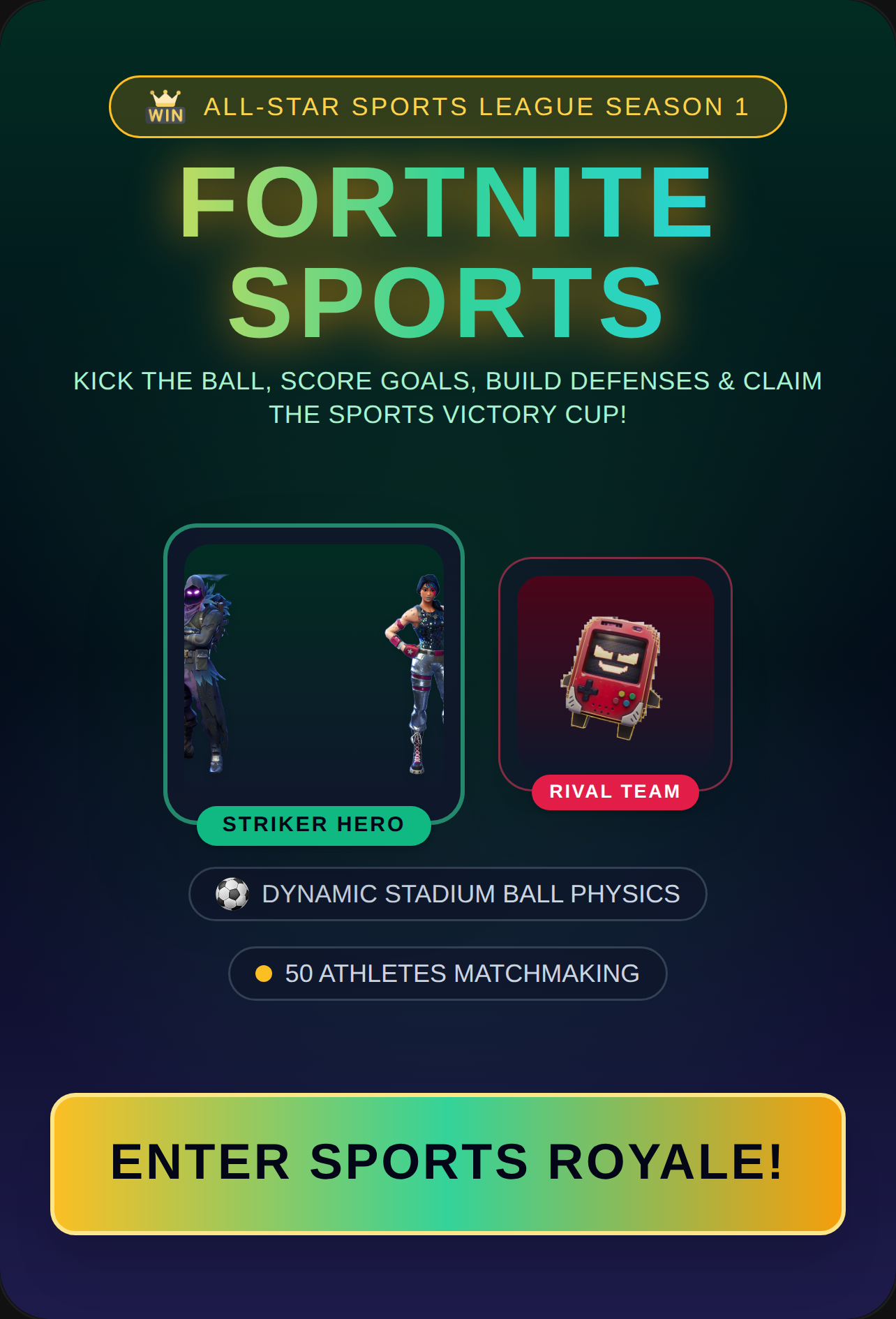 Fortnite Sports Battle Royale cover
