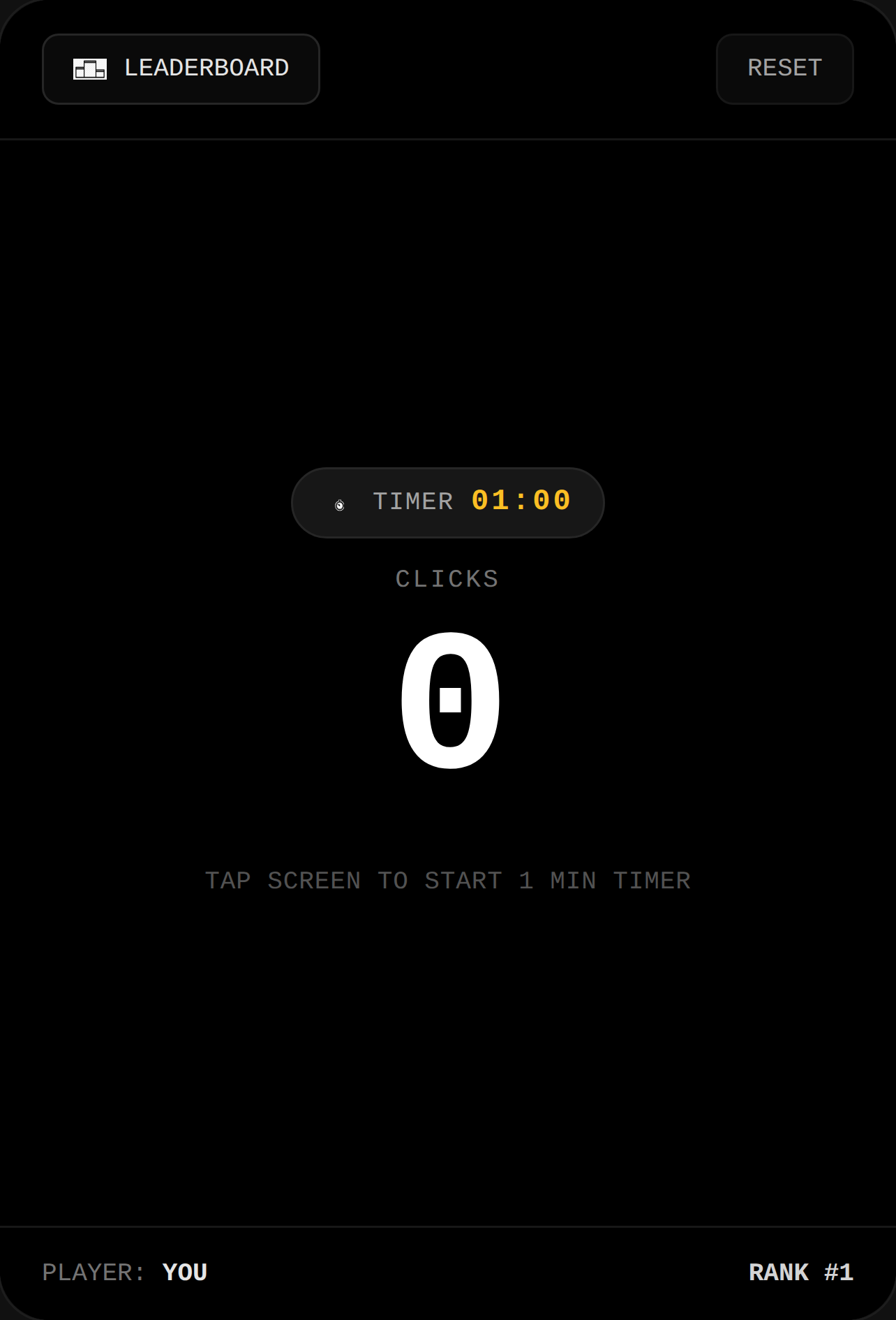 click counter cover