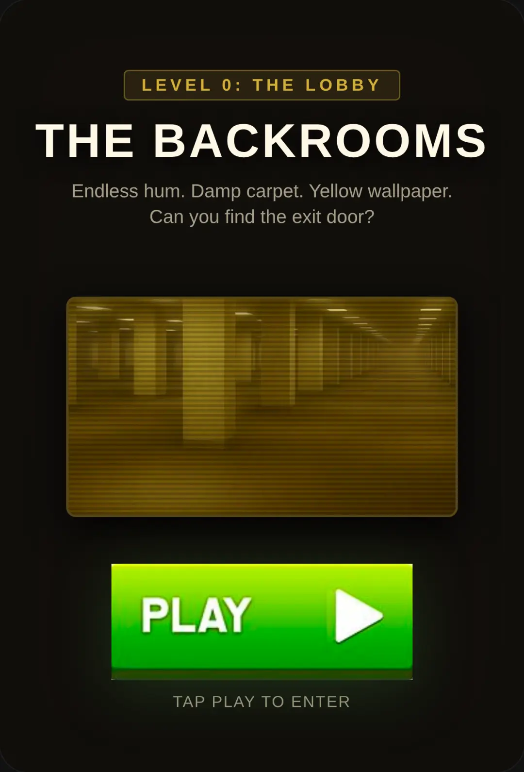 The Backrooms cover