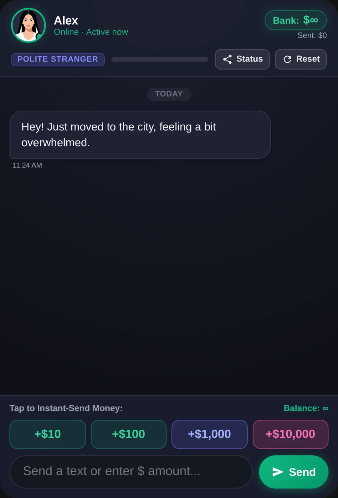 Texting and Sending SIM cover