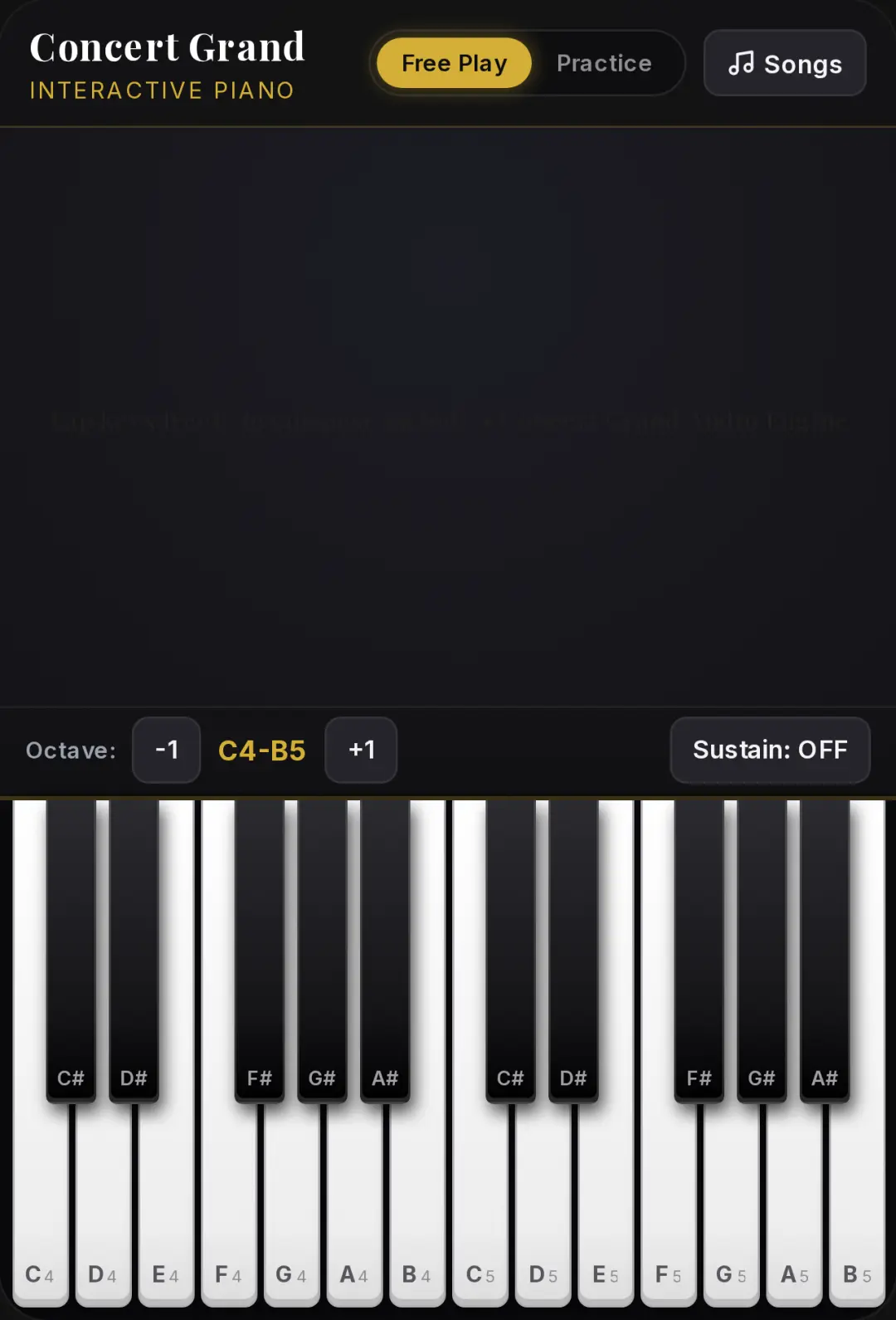Concert Grand Modern Piano cover