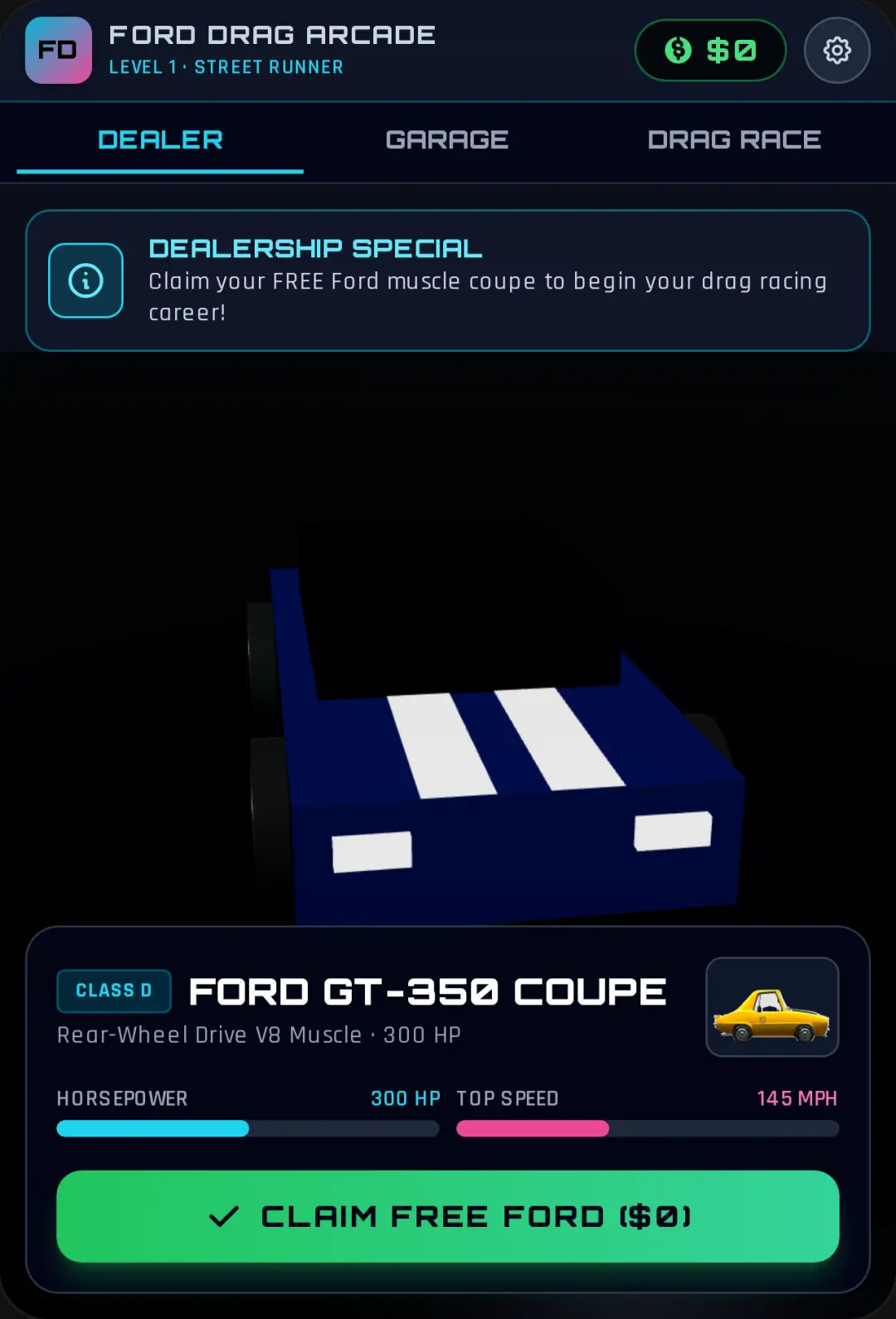 Neon Drag: Ford Street Racing cover