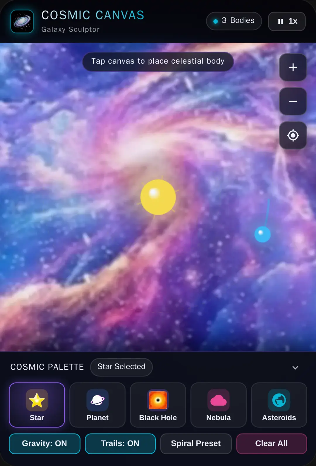 Cosmic Canvas - Galaxy Creator cover