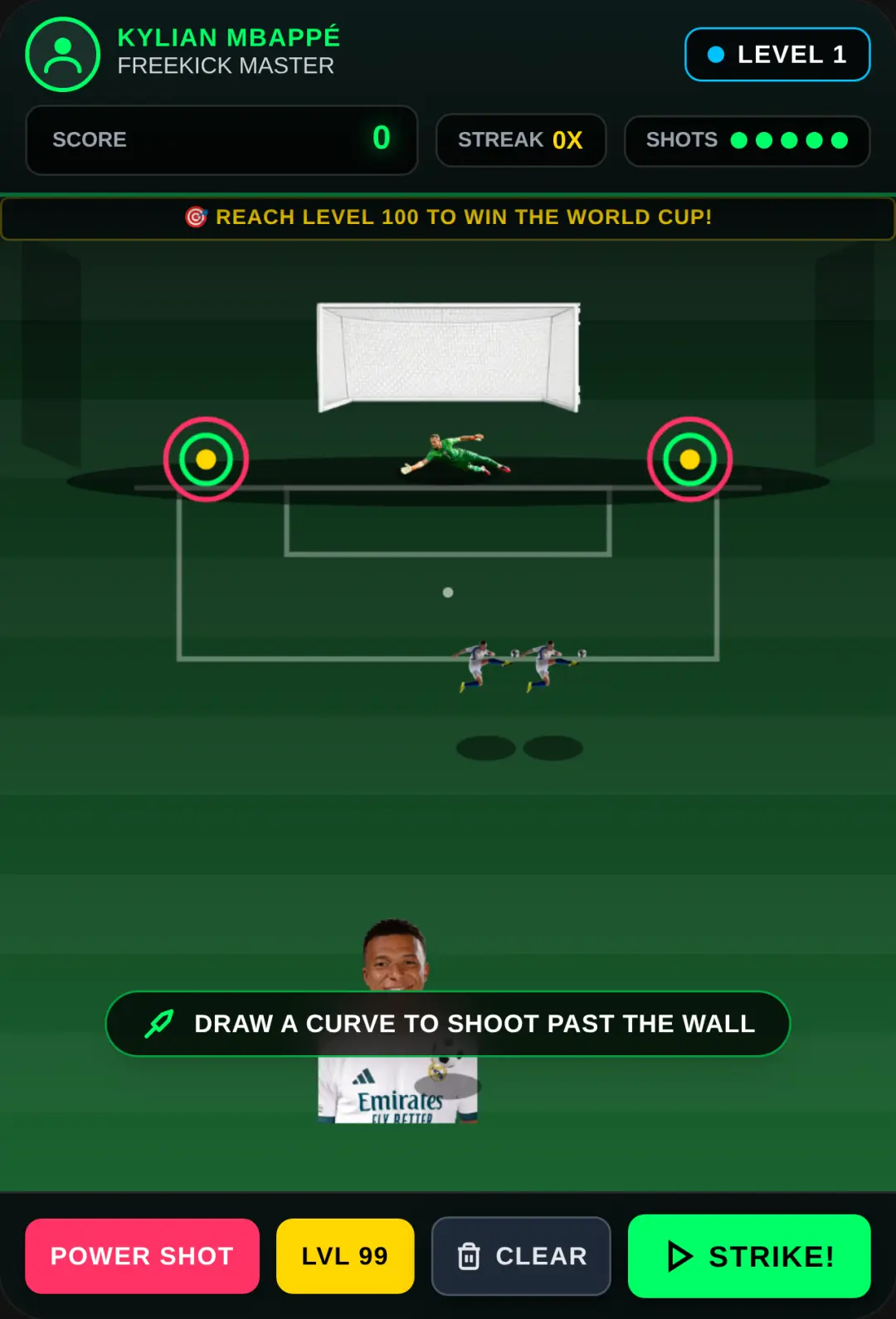 Mbappé Freekick Master cover