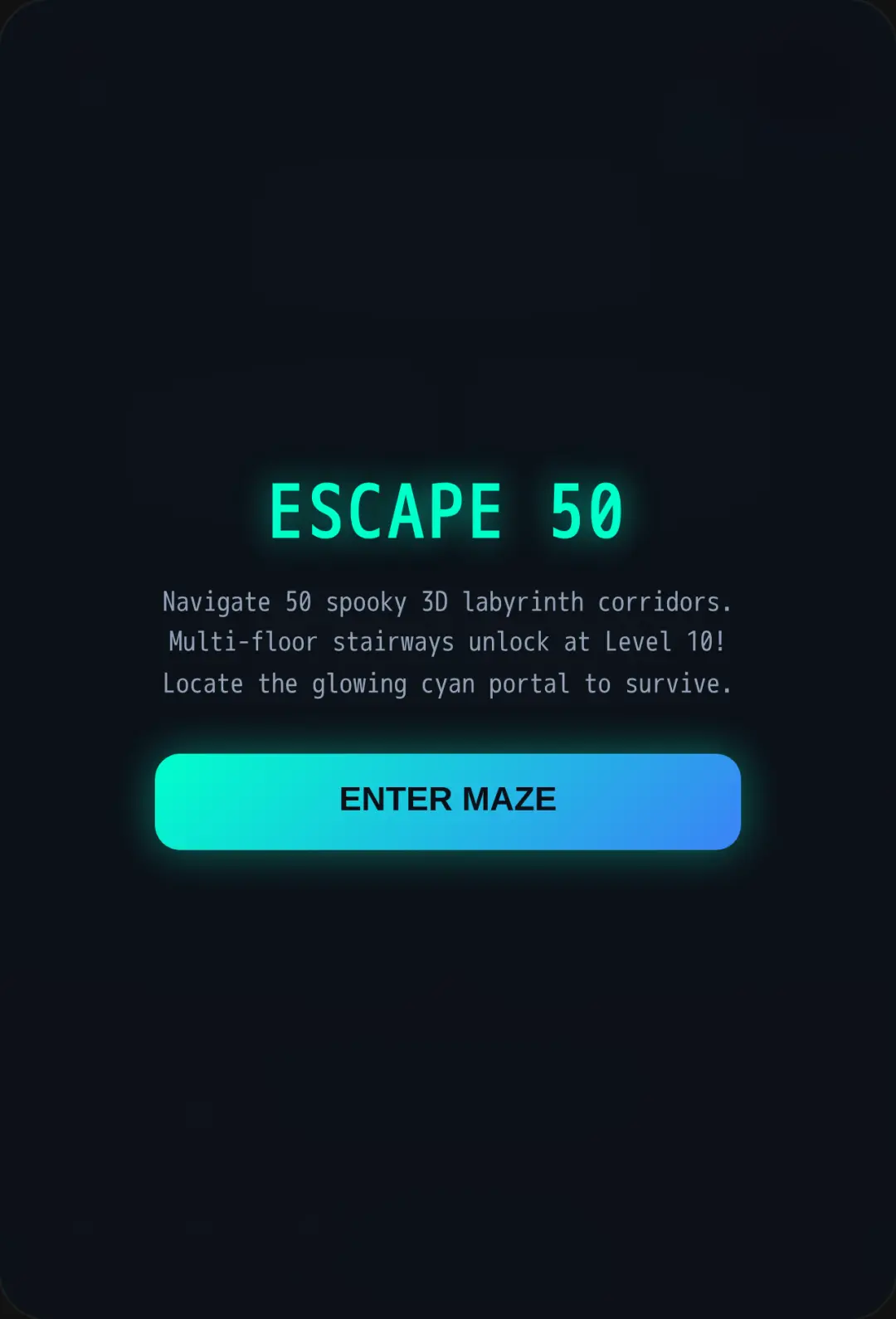 Maze 3D: Escape 50 cover
