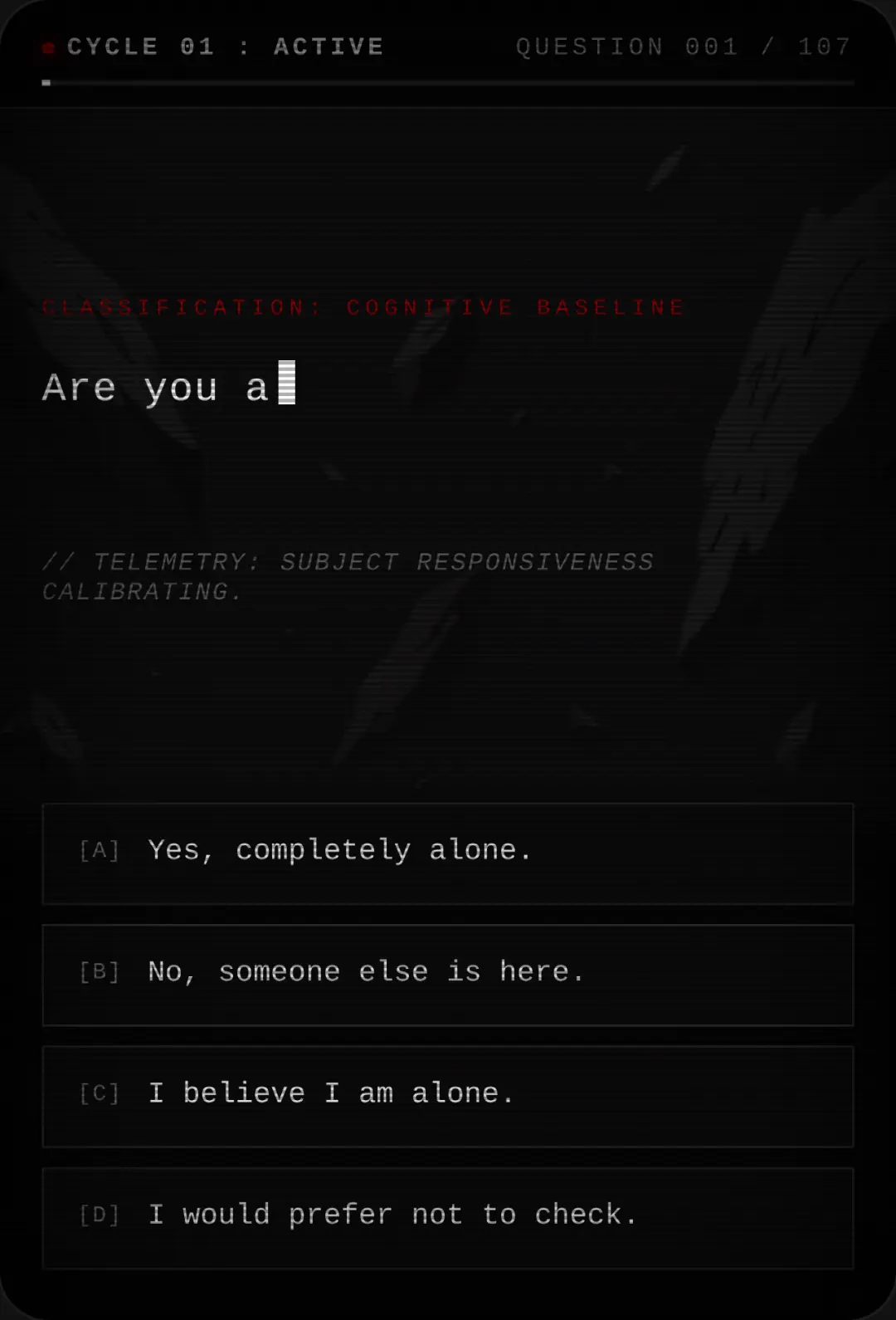 CLINICAL PSYCHOLOGICAL SURVEY - 107 cover
