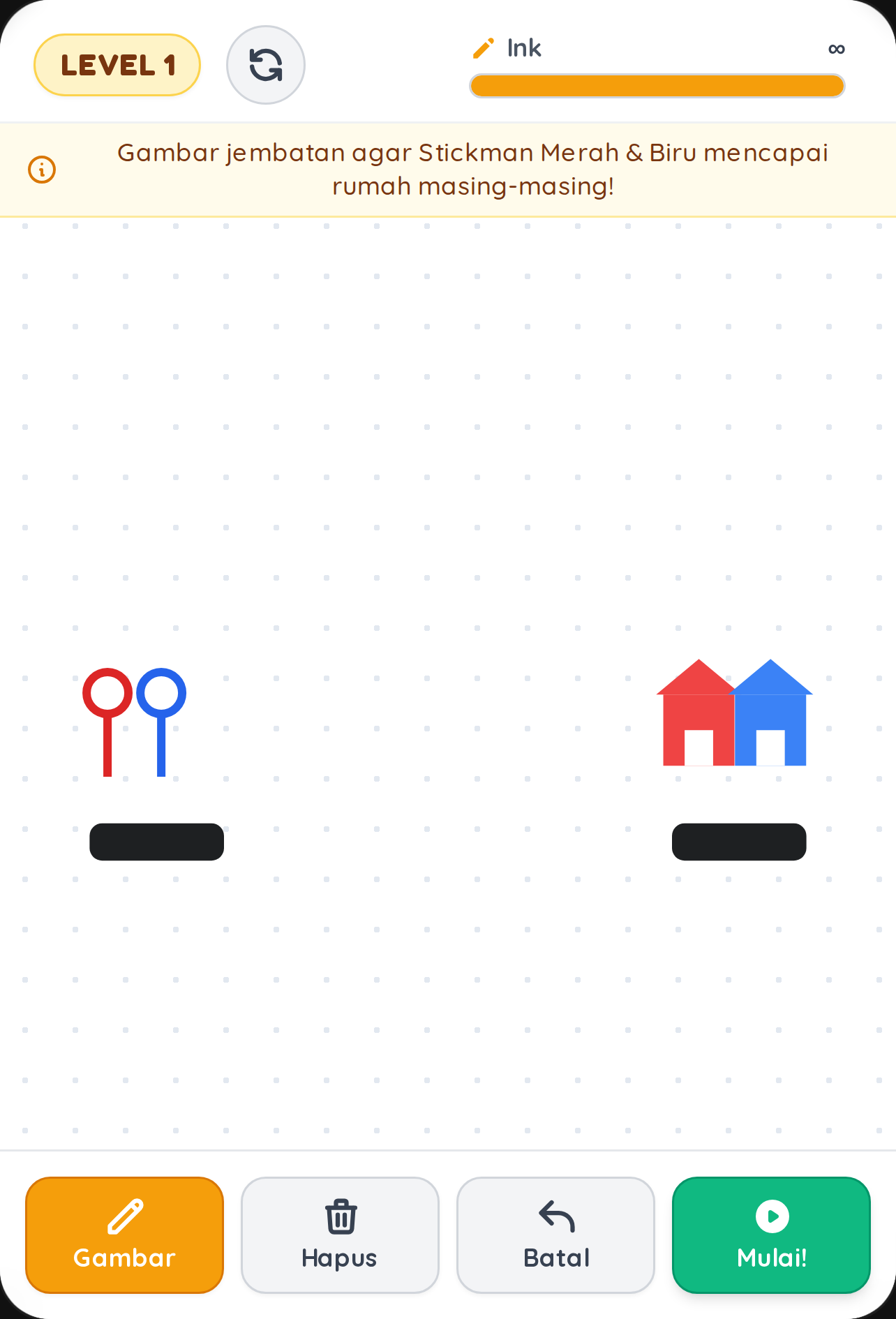 Stickman Cross - Drawing Puzzle