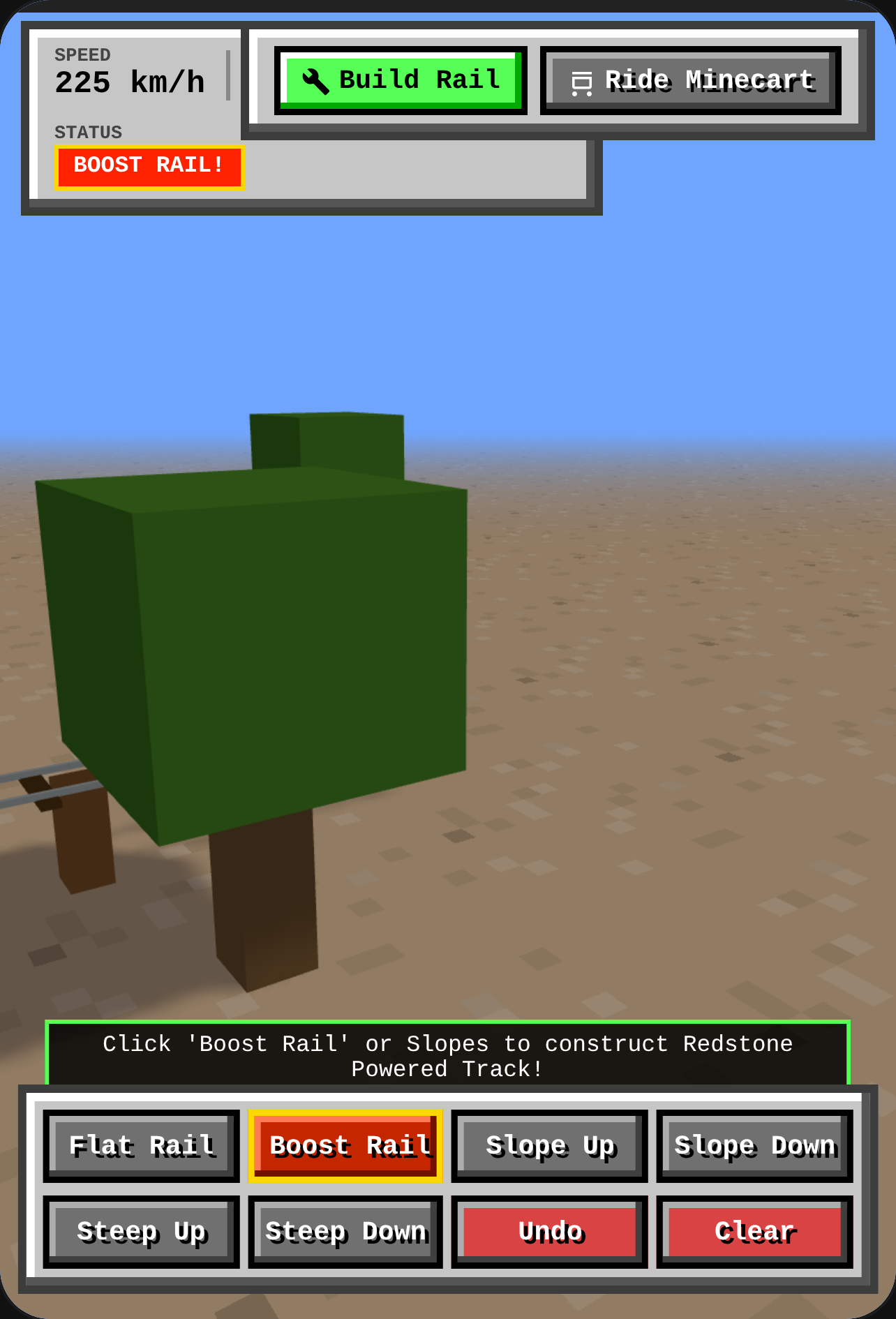 Minecraft 3D Minecart Coaster Simulator cover