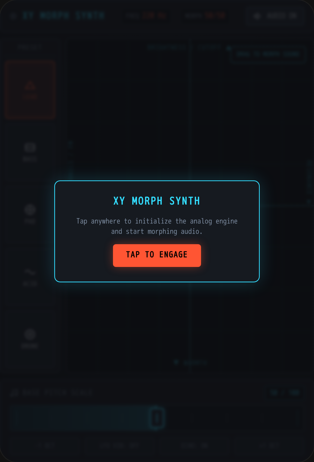 XY MORPH SYNTH cover