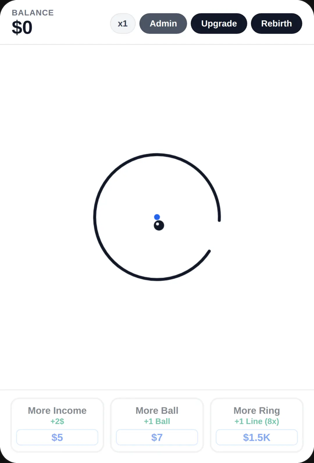 Circular Drop Idle cover