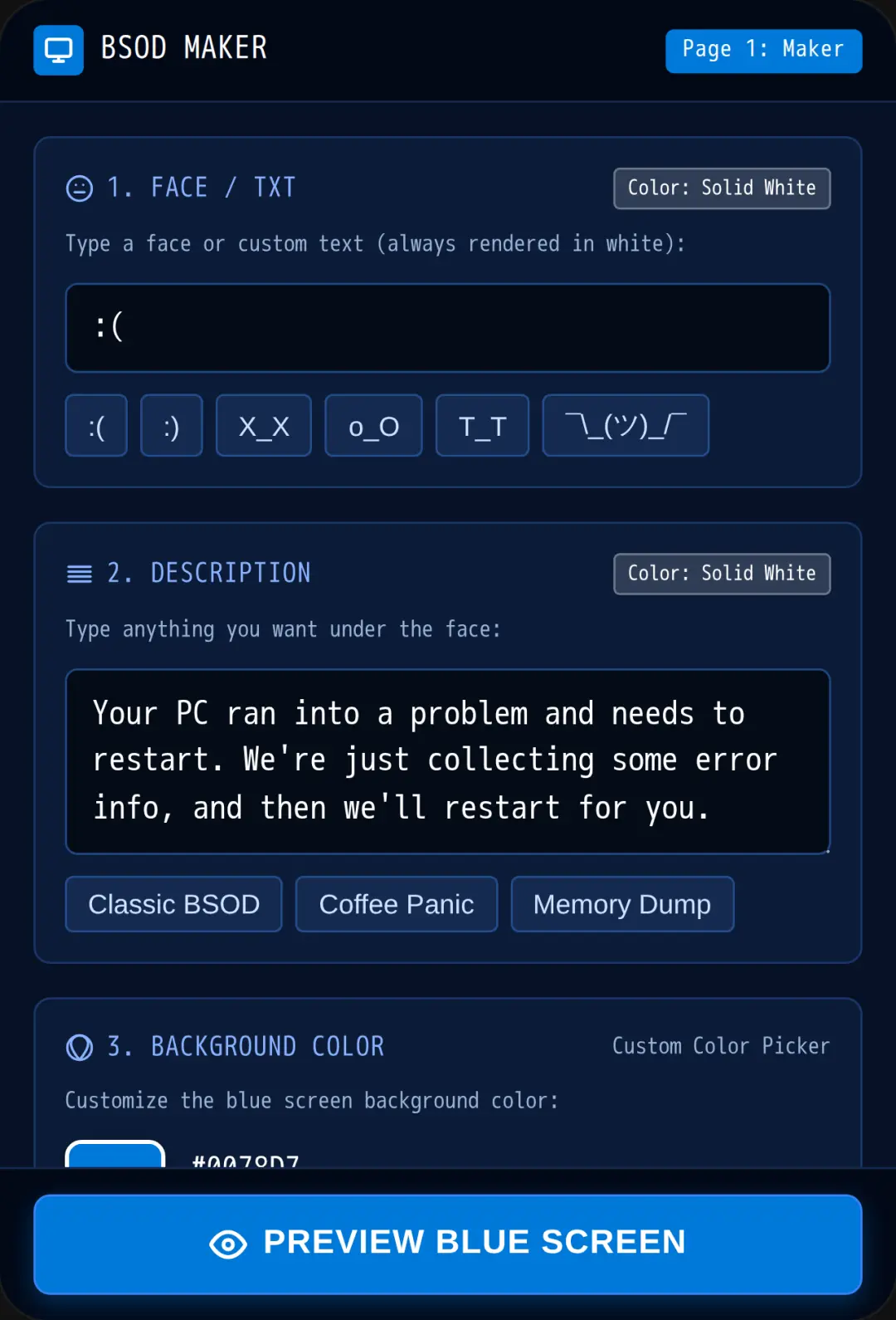BSOD Maker cover