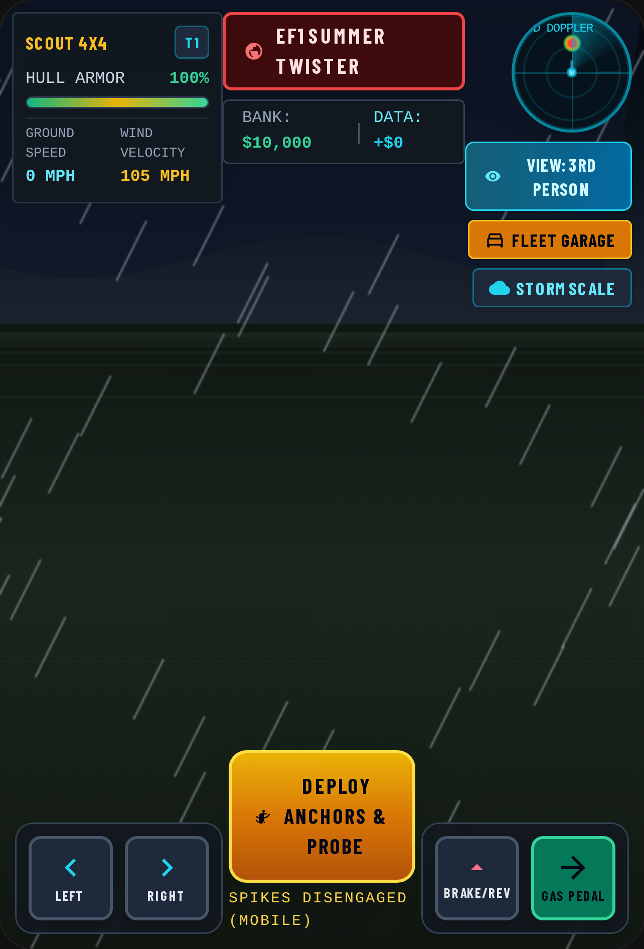 Hard storm chase cover