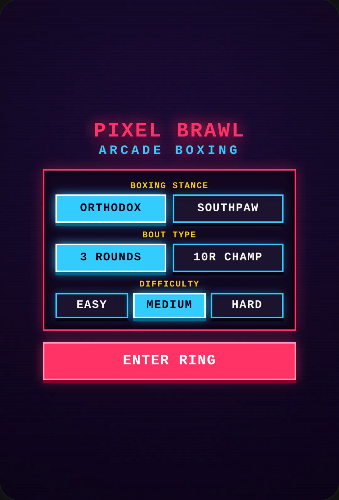 Retro Pixel Boxing cover