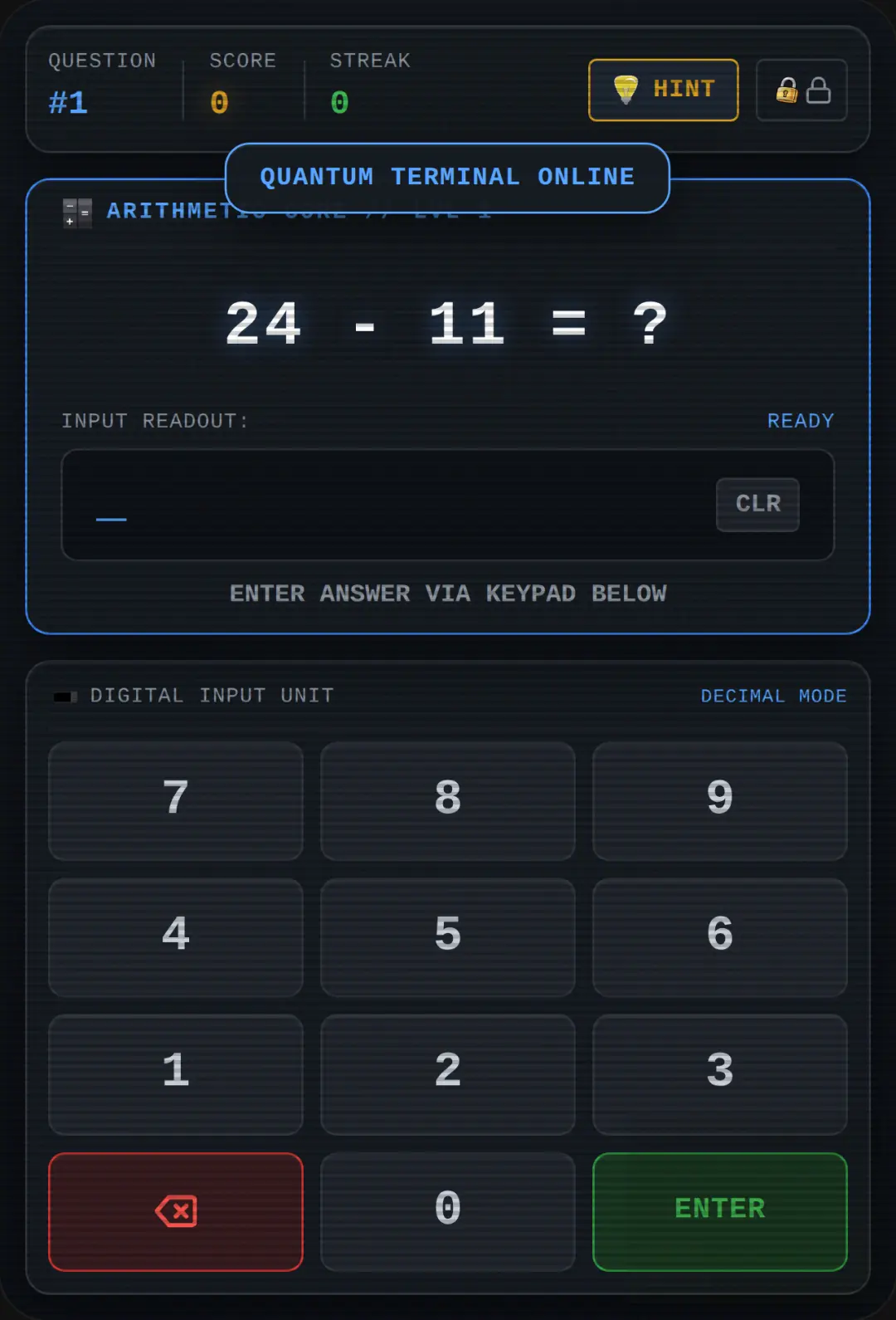 Quantum Math Terminal cover