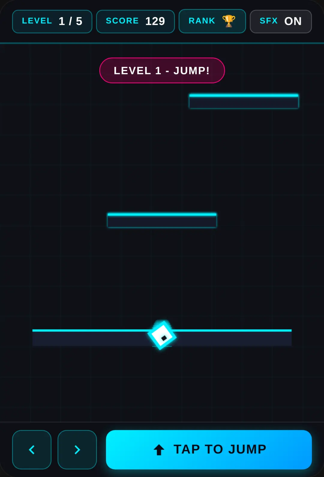 Neon Cube Jump cover