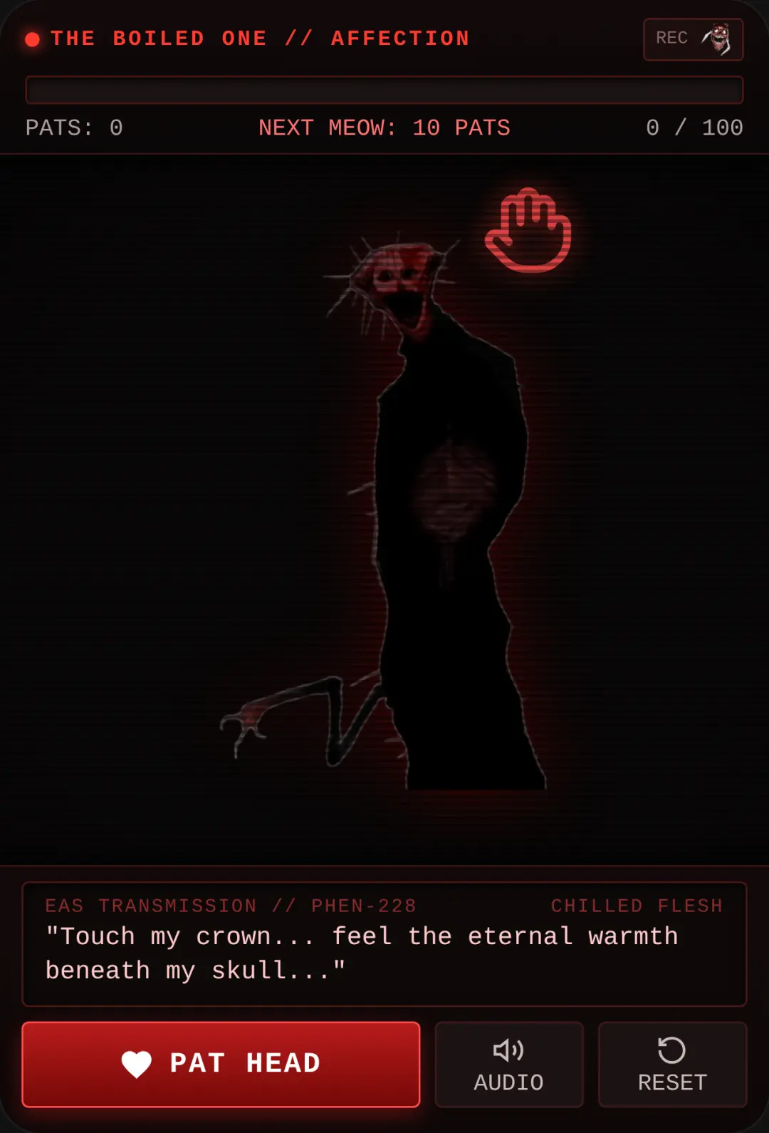 The Boiled One: Petting cover