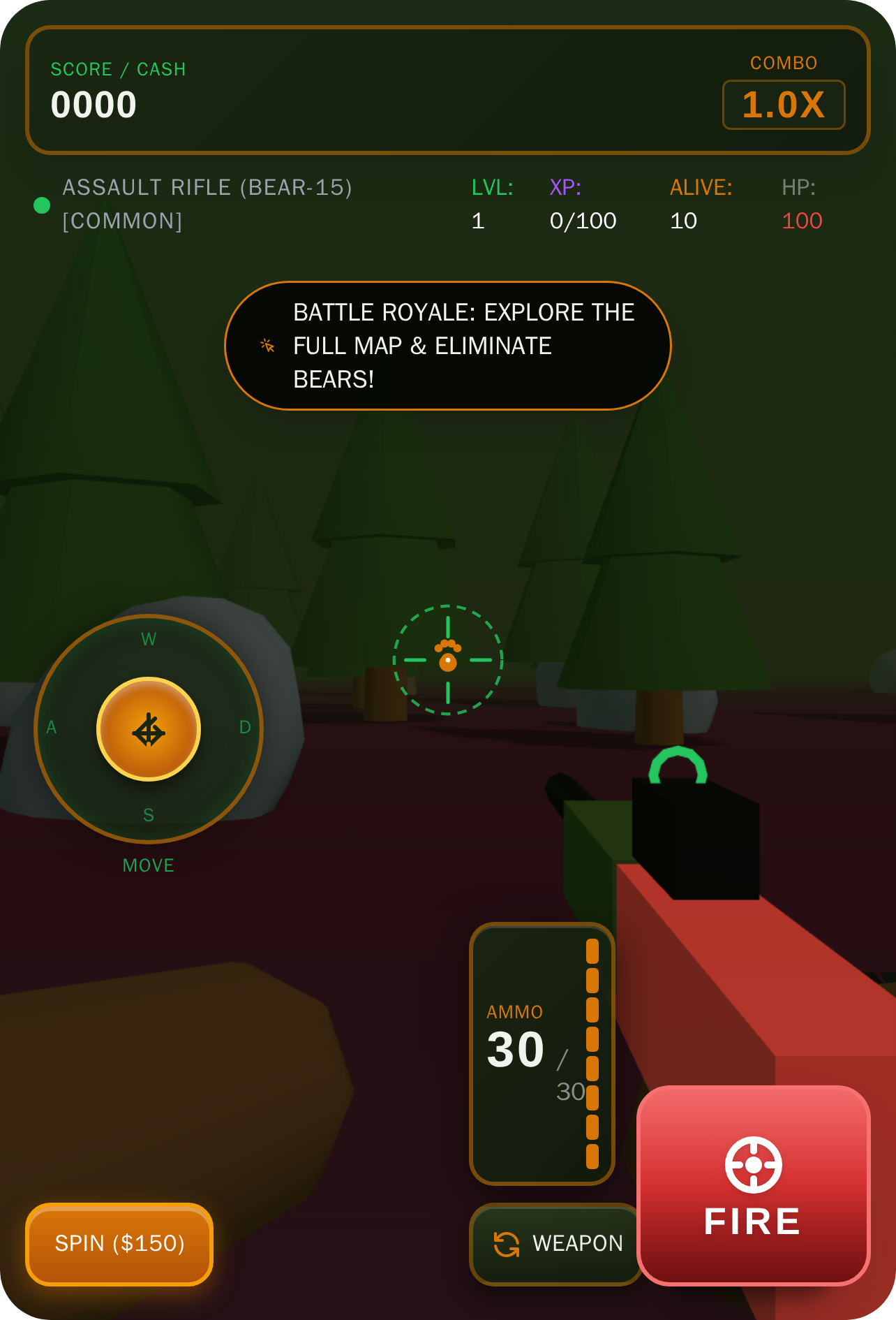 Bearshot:battle royale cover