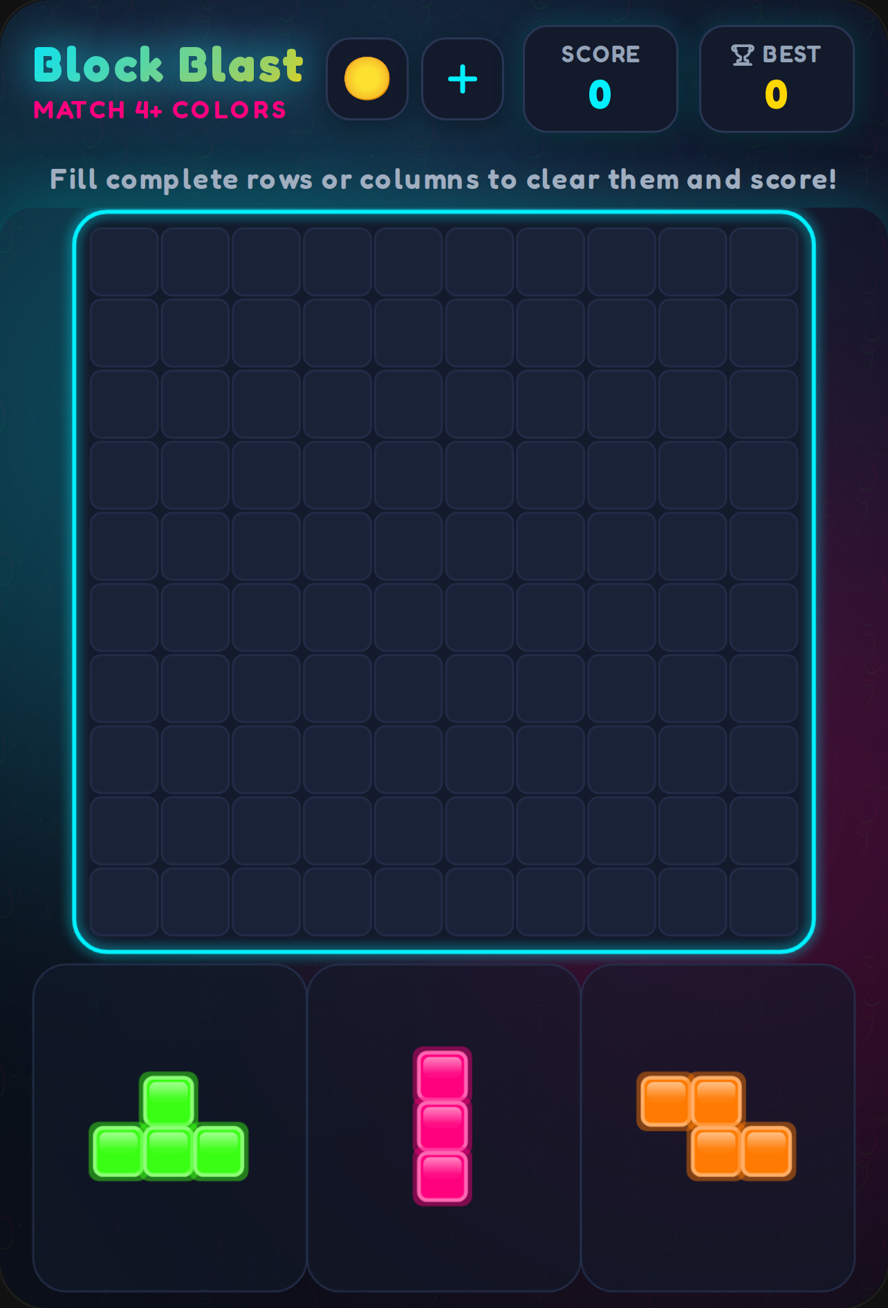Block Blast - Neon Color Match cover