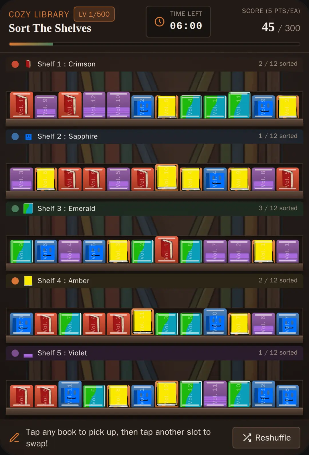 Cozy Library Book Sort cover