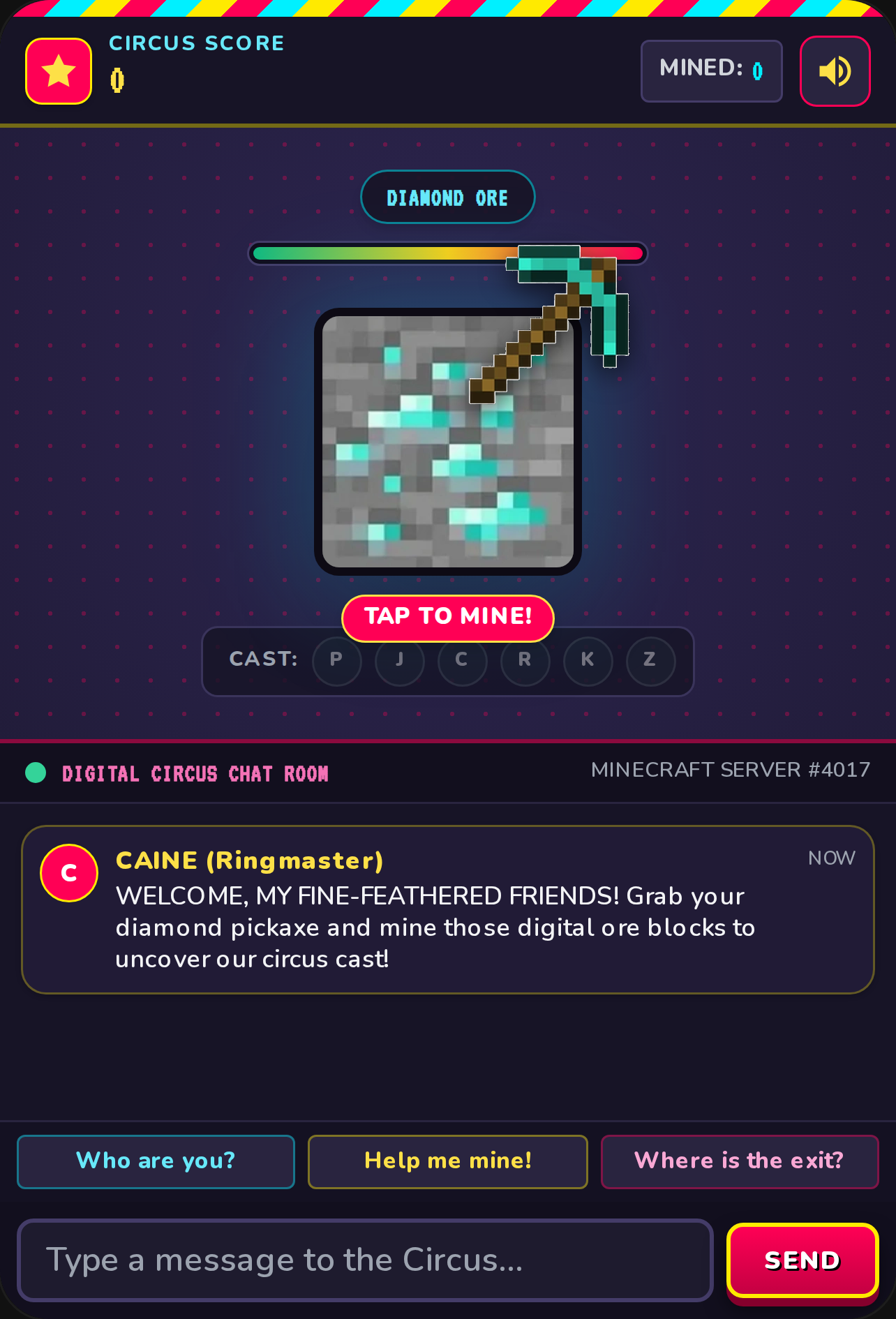 Digital Circus Chat & Mine cover
