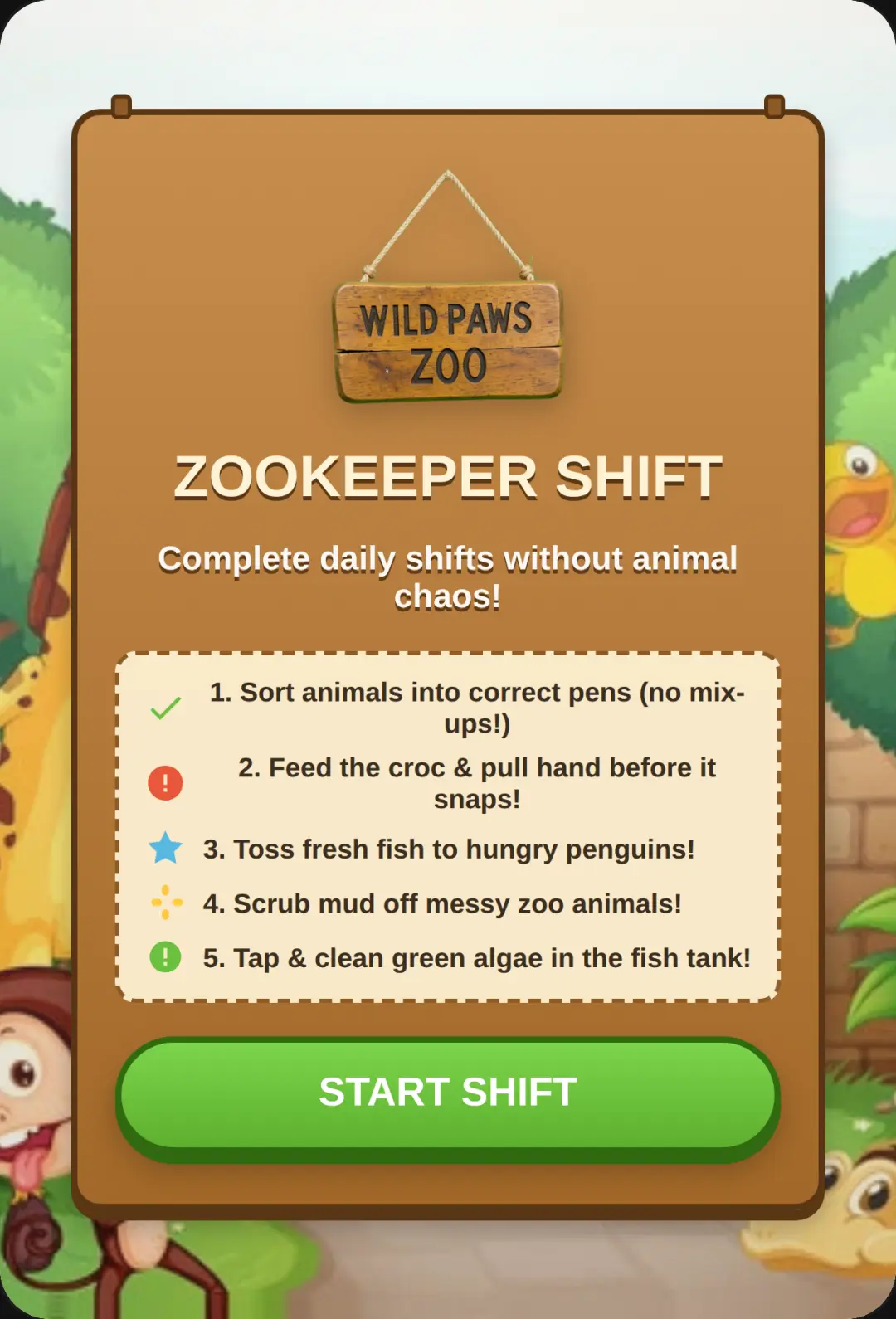Wild Paws Zoo Keeper cover