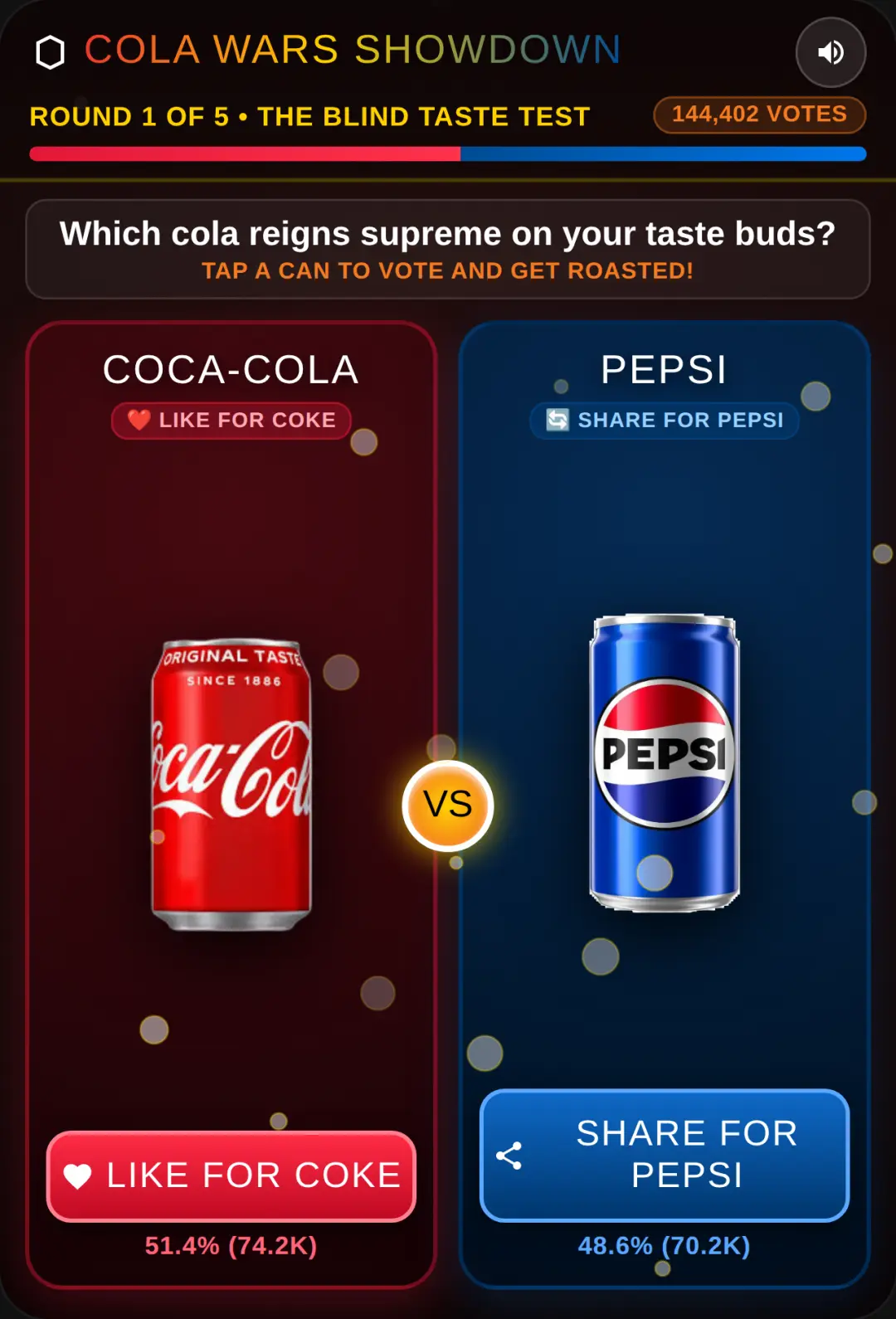 Pepsi vs Coke: The Ultimate Cola Wars Vote cover