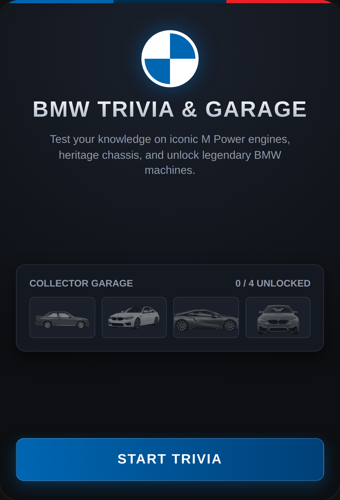 BMW Fan Trivia & Garage quiz cover
