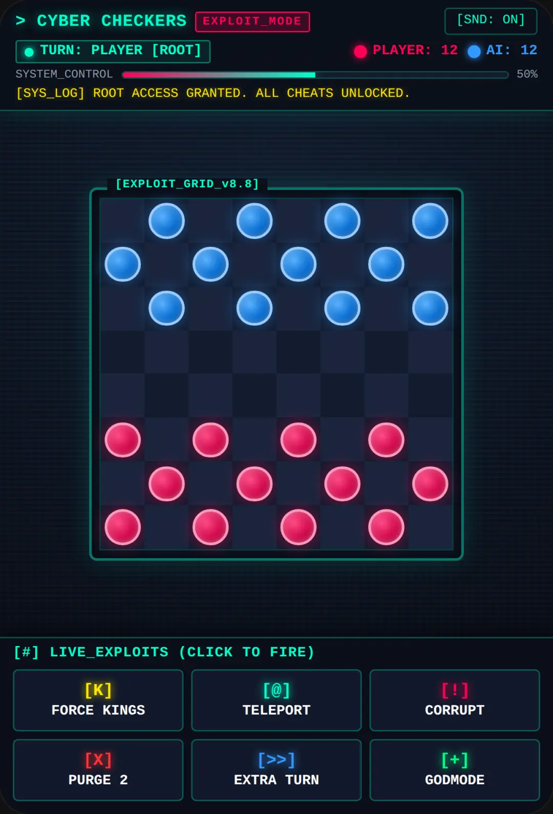 CYBER CHECKERS // HACKED cover
