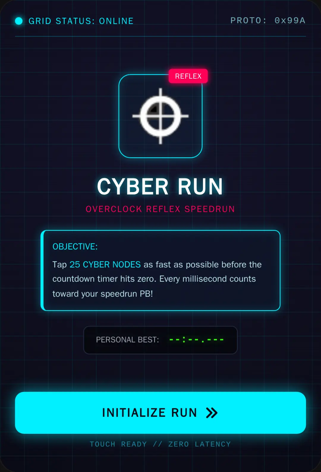 CYBER RUN // OVERCLOCK cover