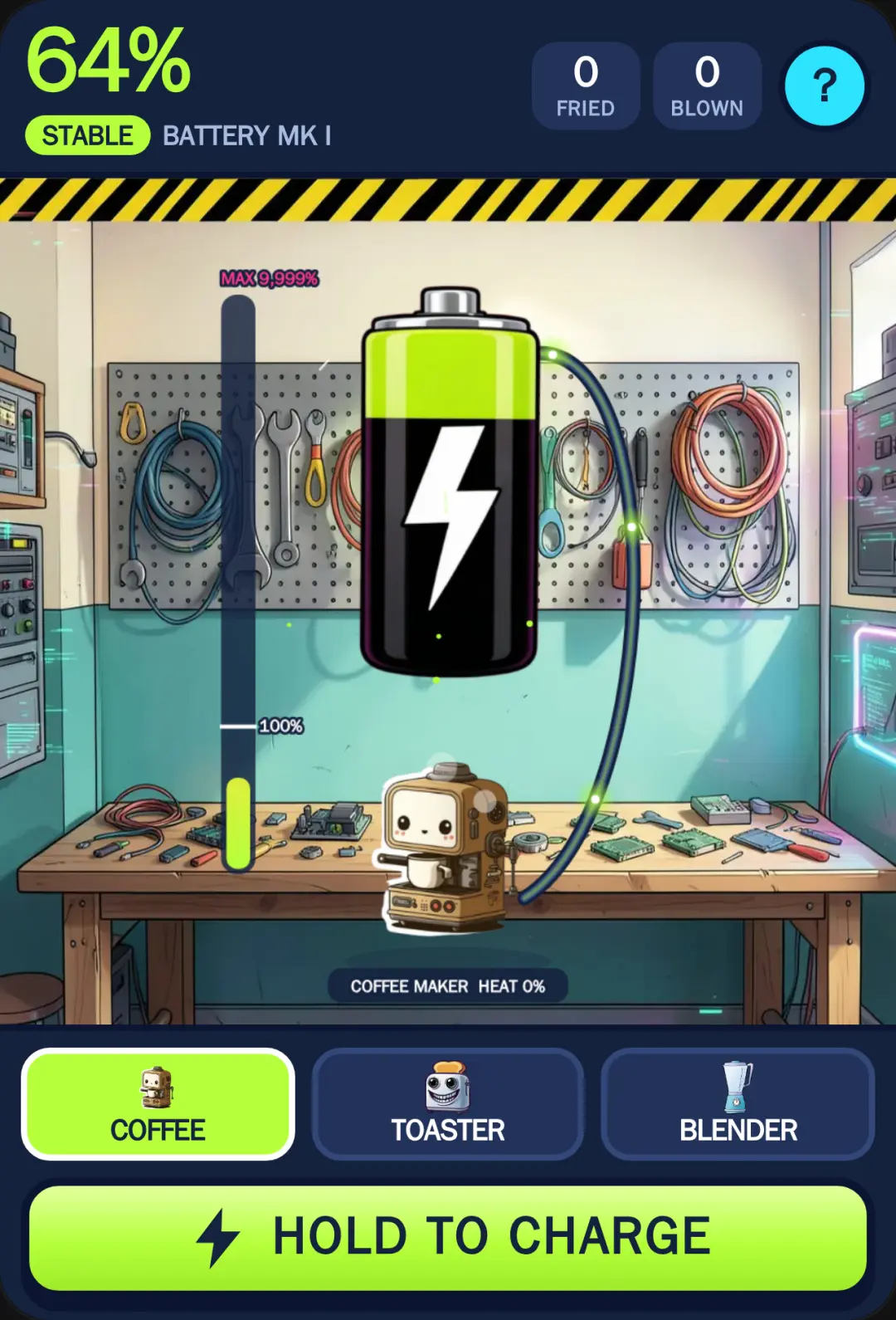 Overcharge! Battery Lab cover