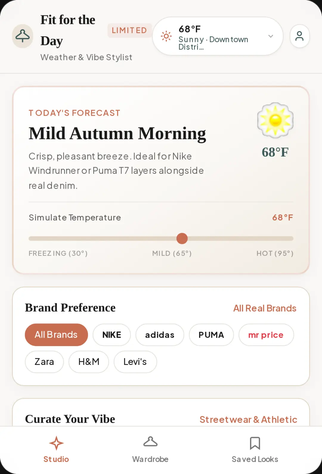 Fit for the Day · Weather & Vibe Outfit Planner cover
