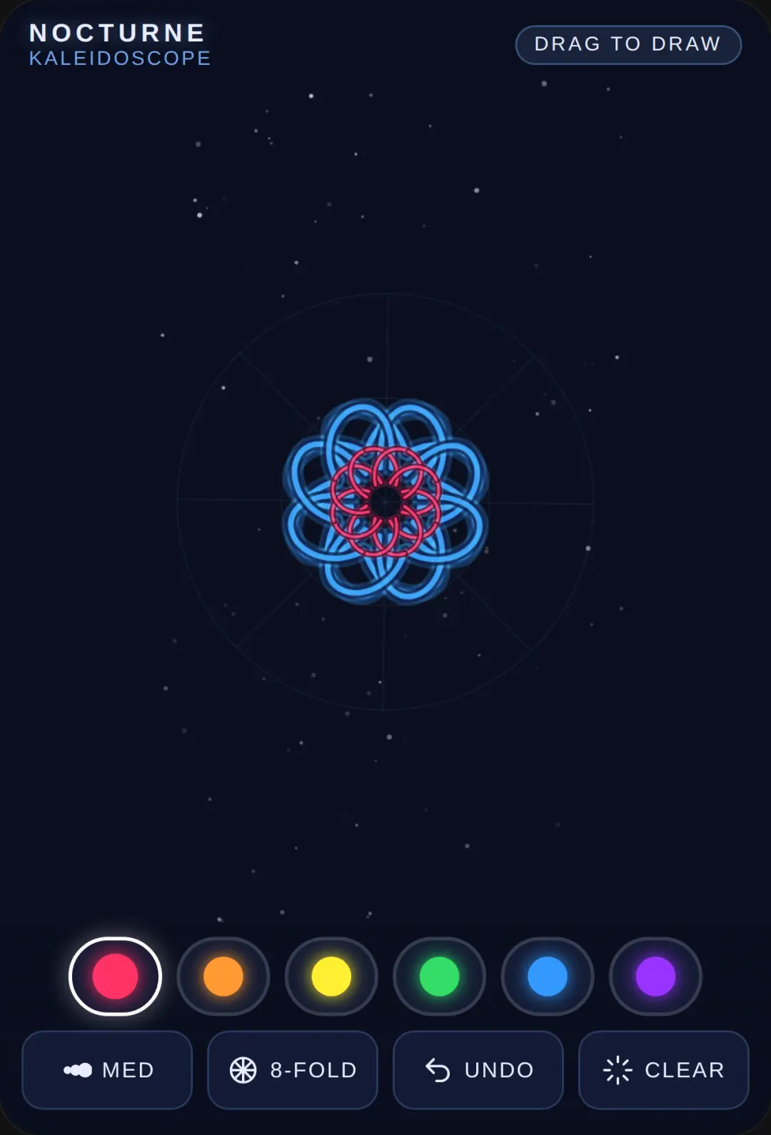 Kaleidoscope drawing cover