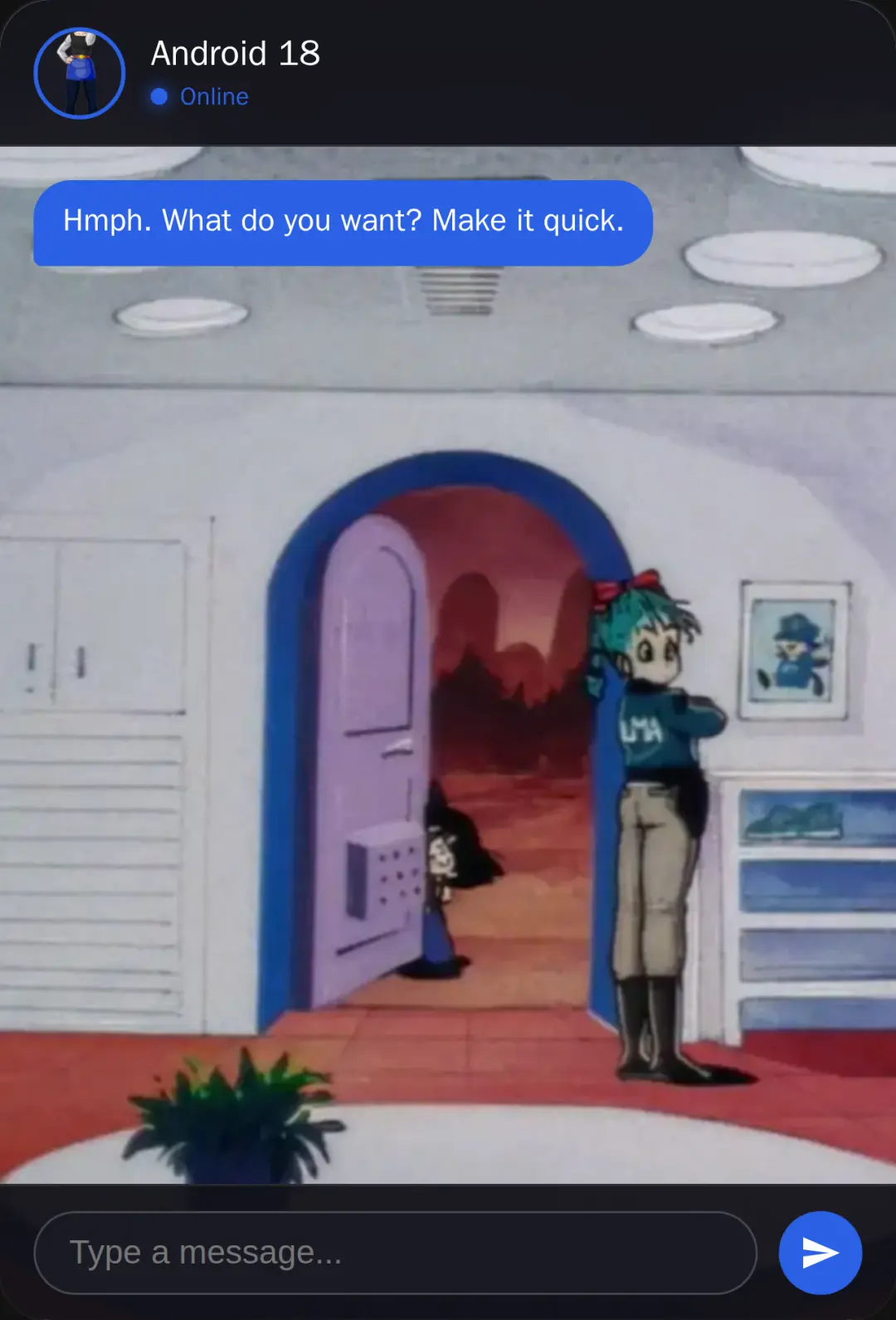 Android 18 Chat cover