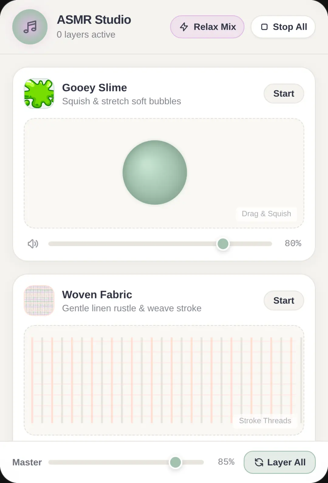 ASMR Serenity — Sound & Tactile Studio very relexable uptate soon cover
