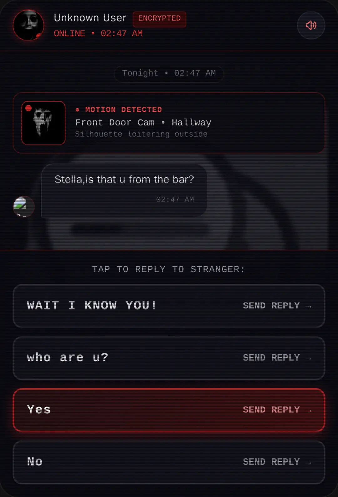 Unknown Message: Stella cover