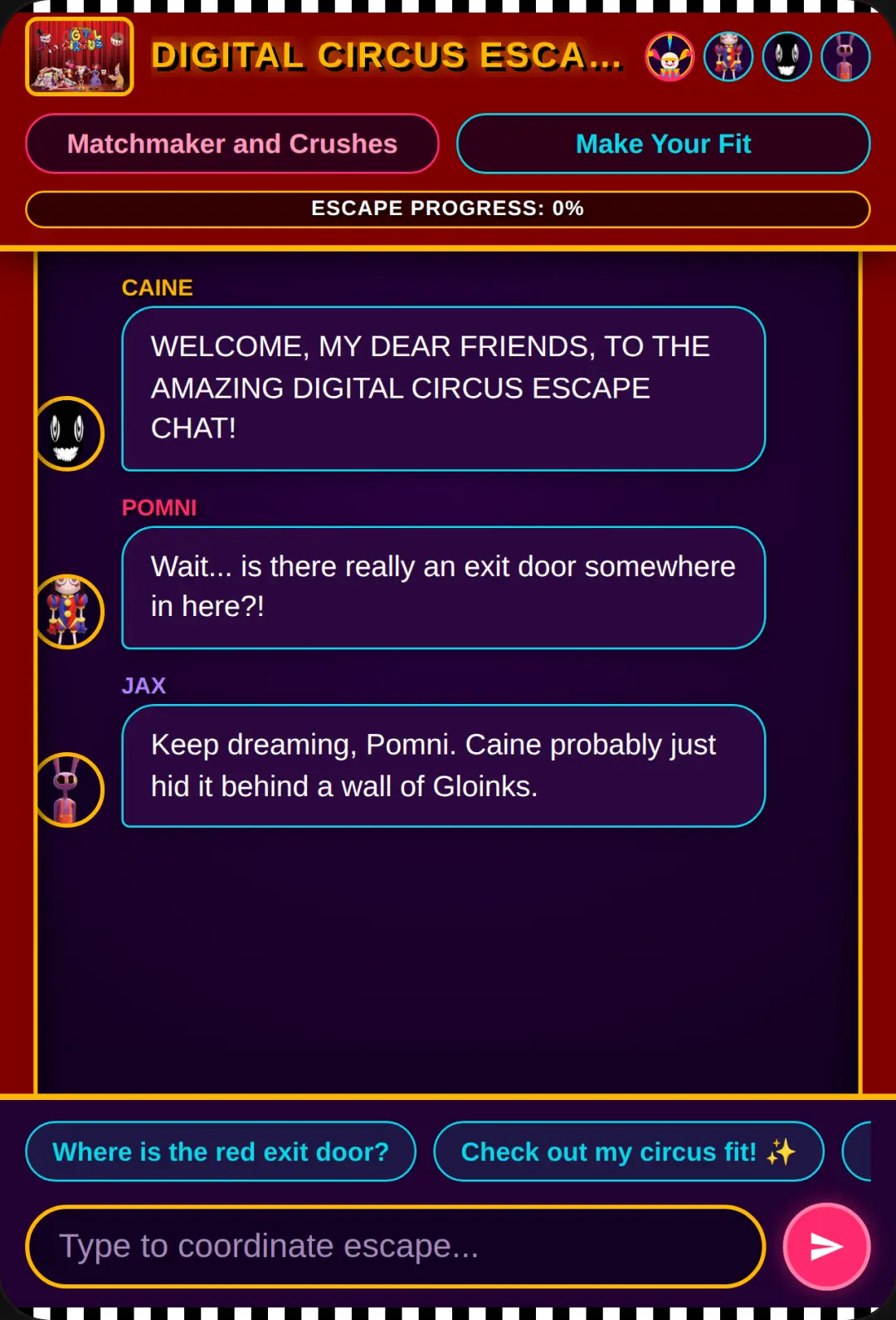 The Amazing Digital Circus - Group Chat cover