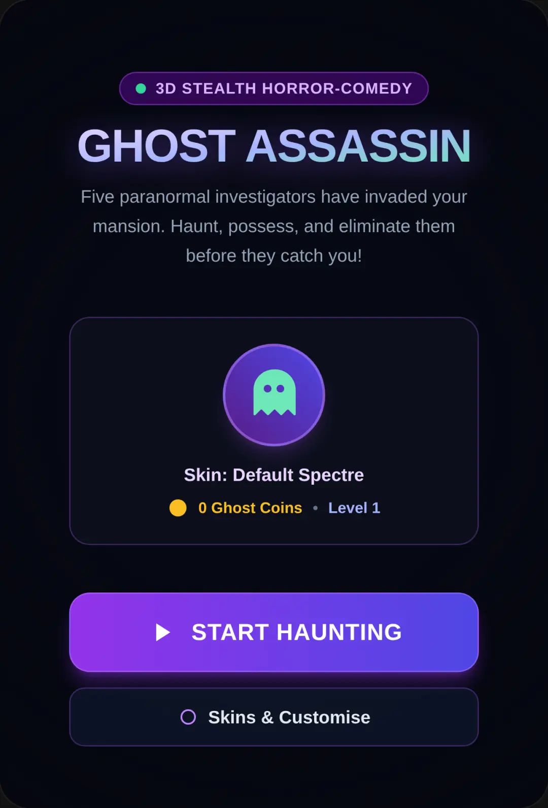 Ghost Assassin - 3D Mobile Stealth cover